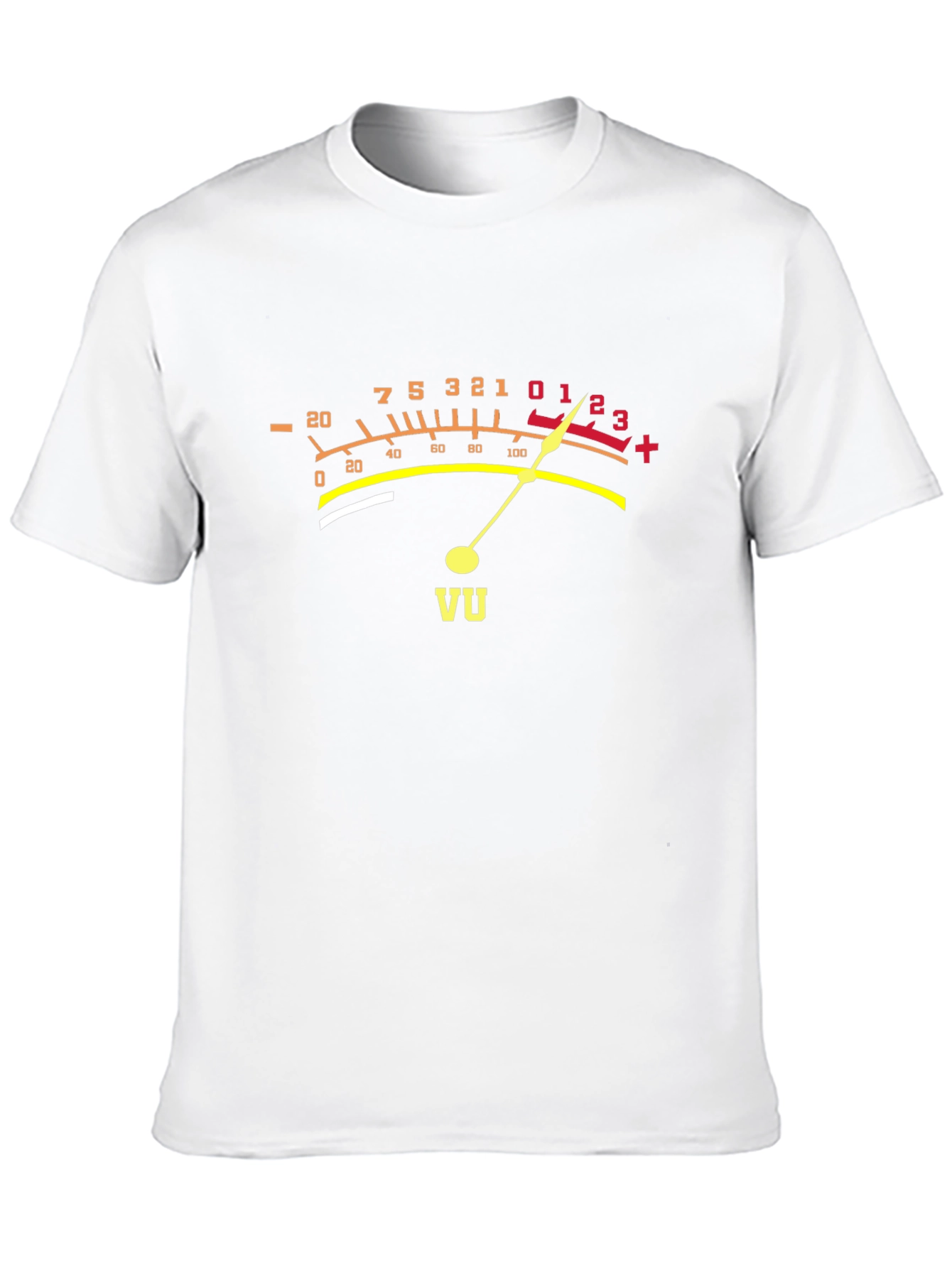 VU Meter Graphic Tee - Audio Enthusiast T-Shirt