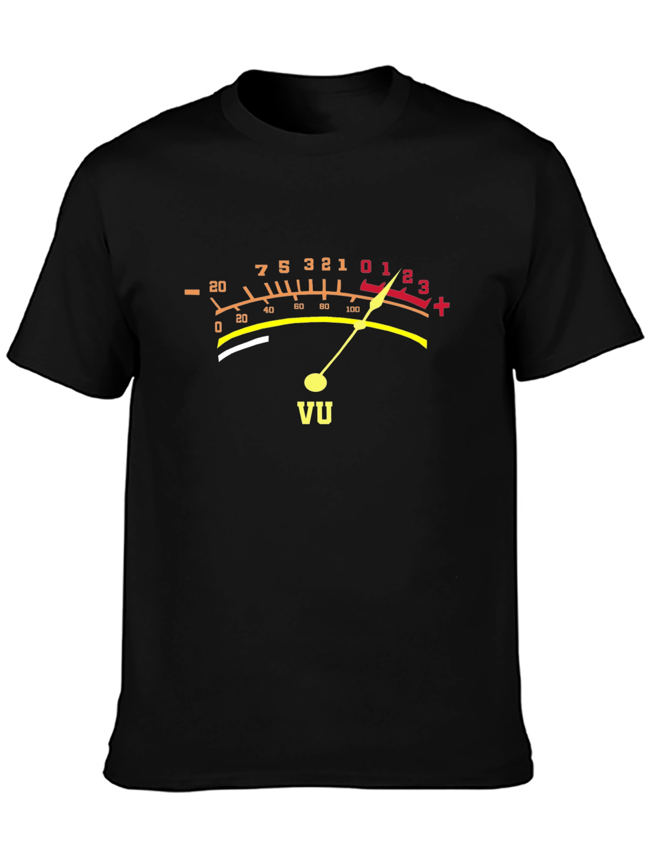 VU Meter Graphic Tee - Audio Enthusiast T-Shirt