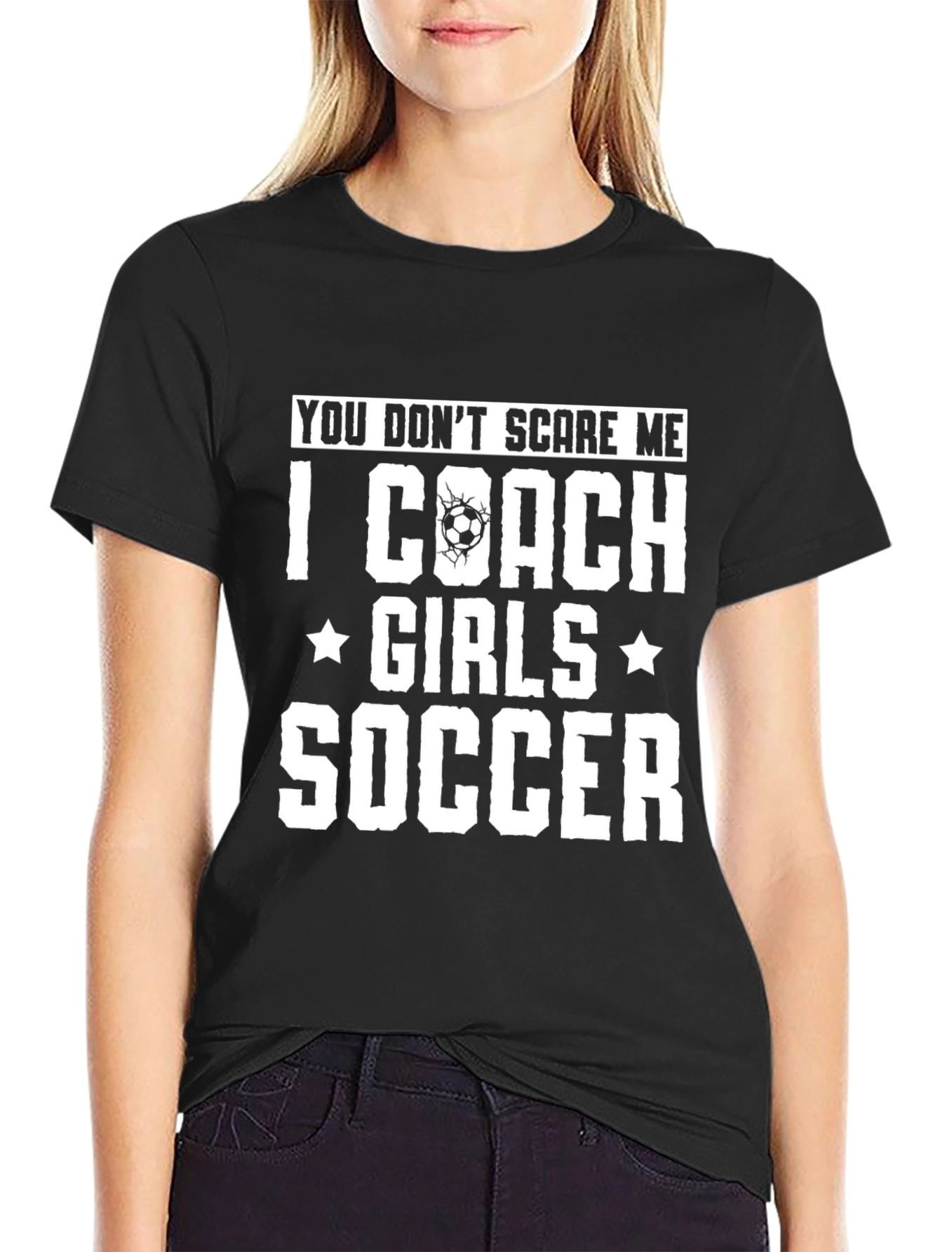 I Coach Girls Soccer T-Shirt