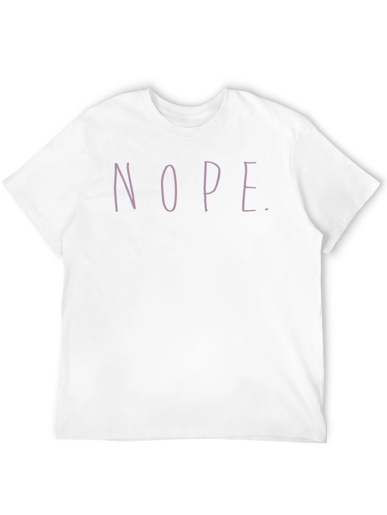 Nope Graphic Tee - Black Cotton T-Shirt