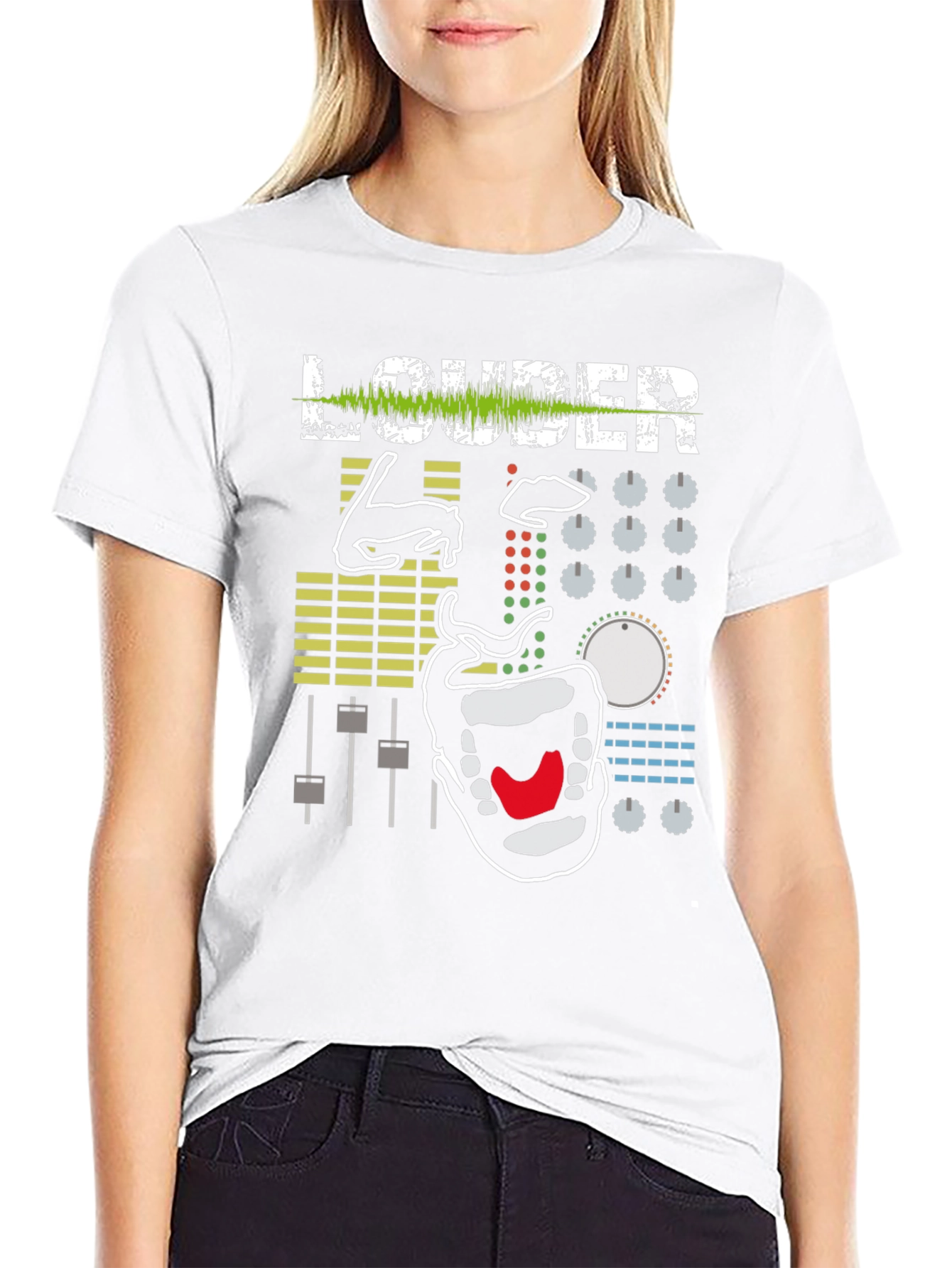 LOUDER Graphic Tee - Music Production Shirt