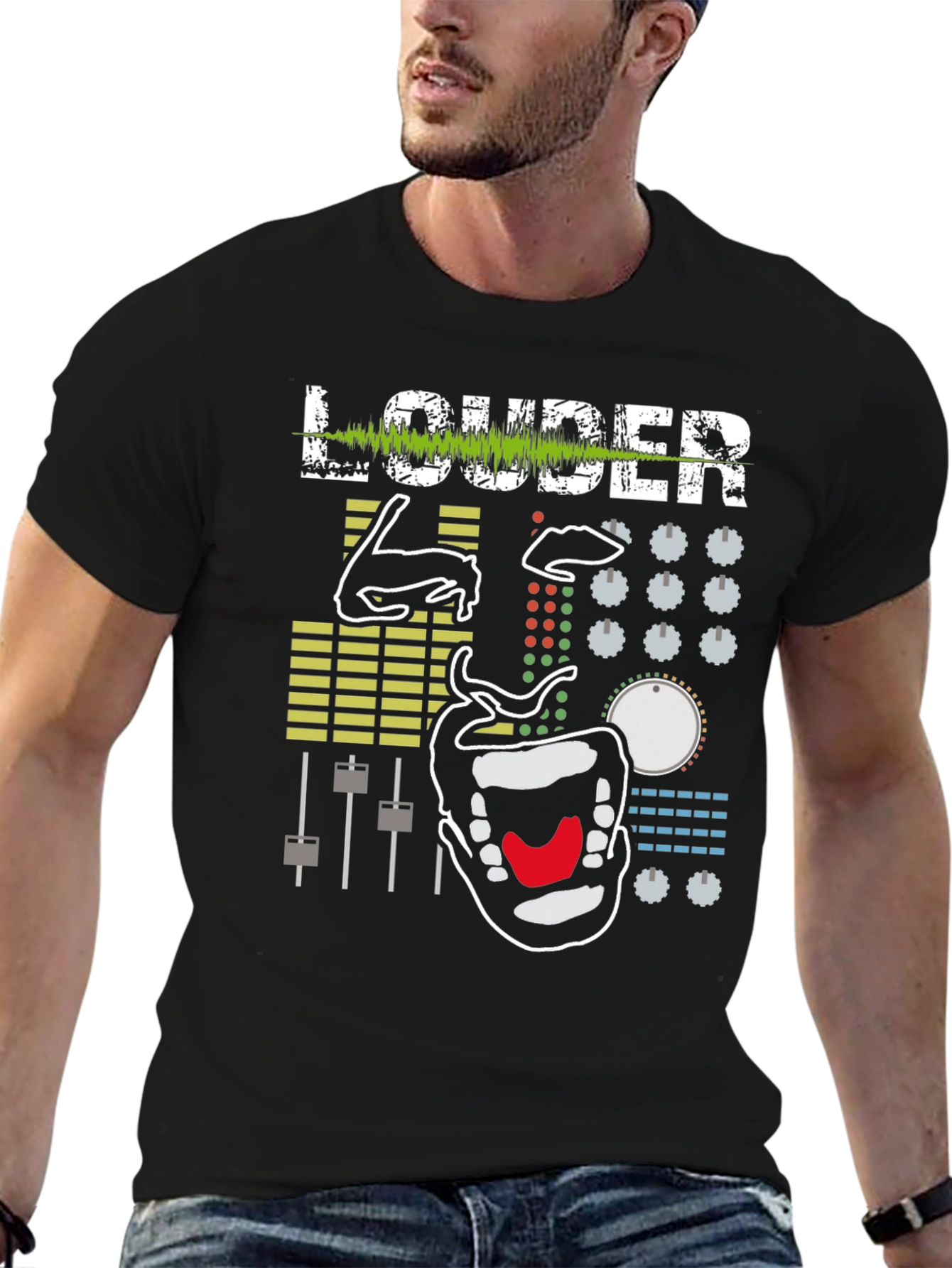LOUDER Graphic Tee - Music Production Shirt
