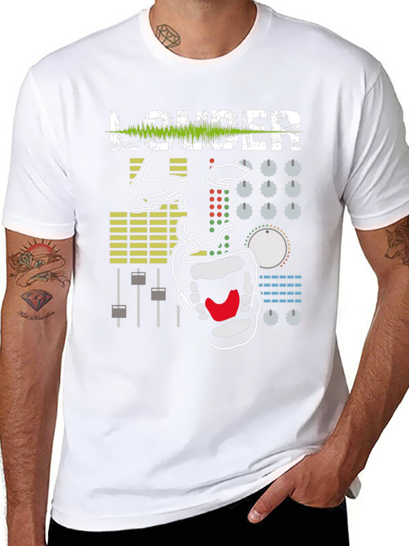 LOUDER Graphic Tee - Music Production Shirt