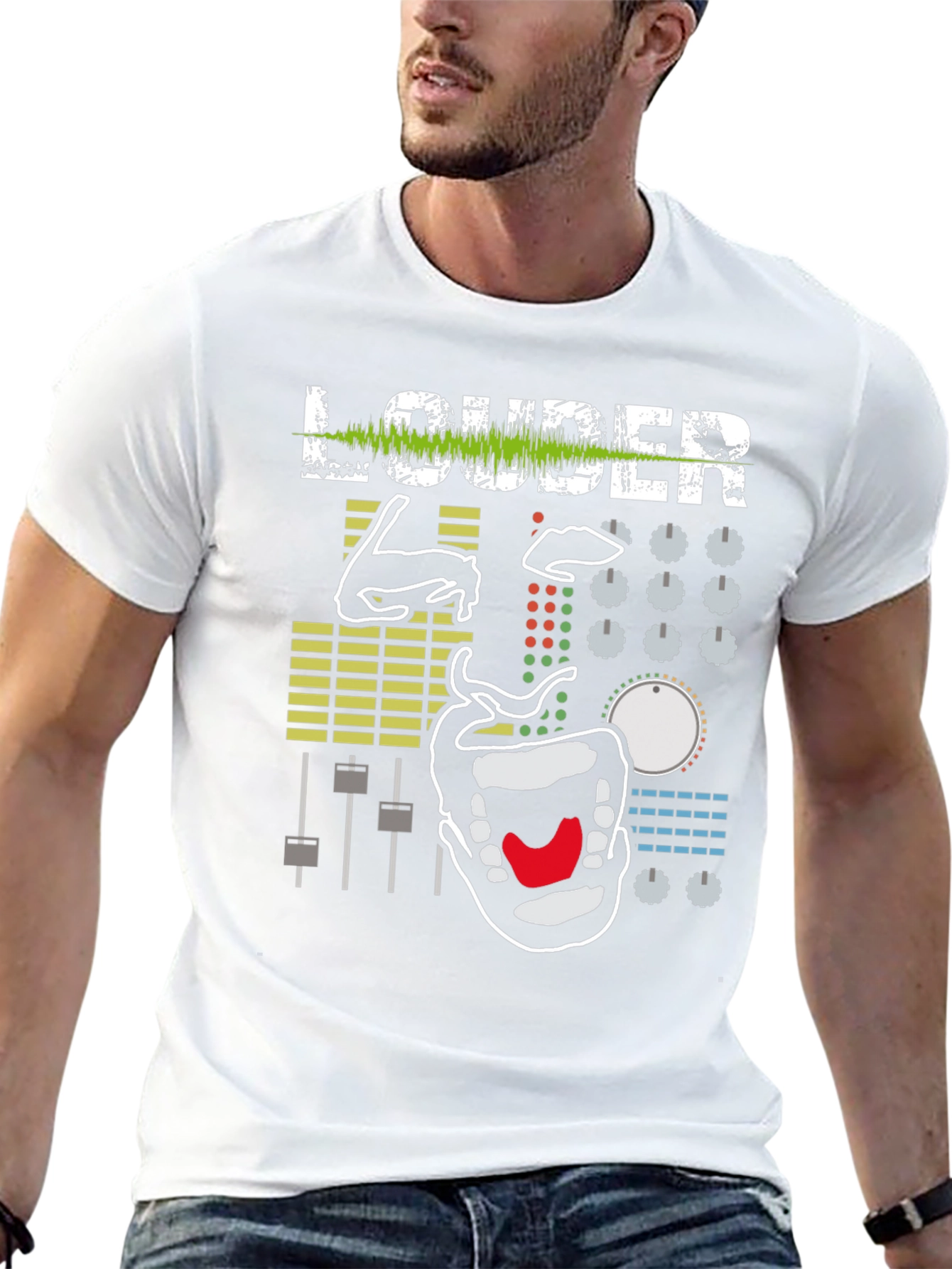 LOUDER Graphic Tee - Music Production Shirt