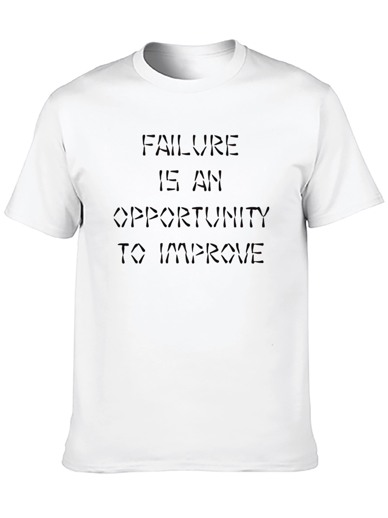 Motivational Failure is Opportunity Black T-Shirt