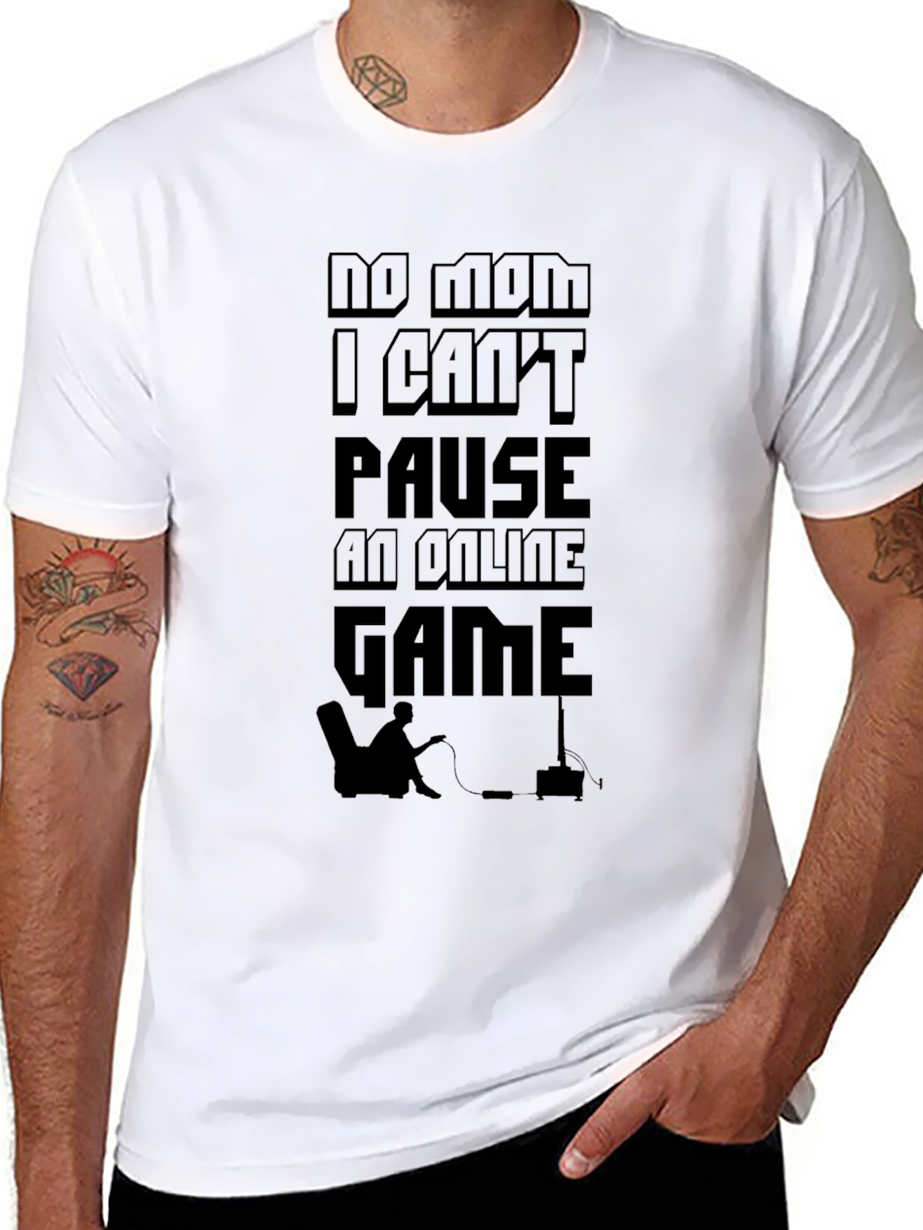 No Mom I Cant Pause - Gamer T-Shirt