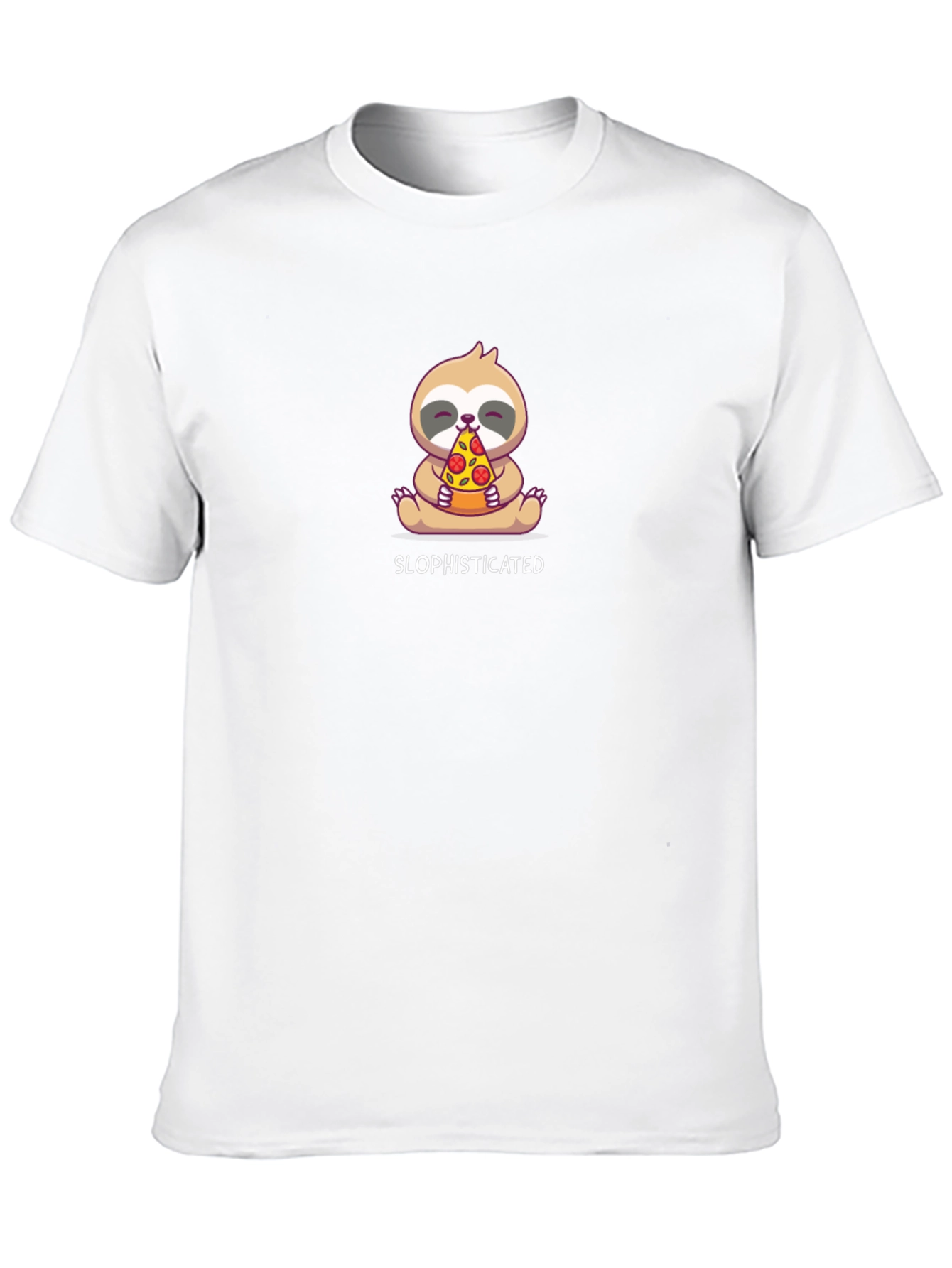 Sloth Pizza Lover Tee - Slophisticated Unisex T-Shirt