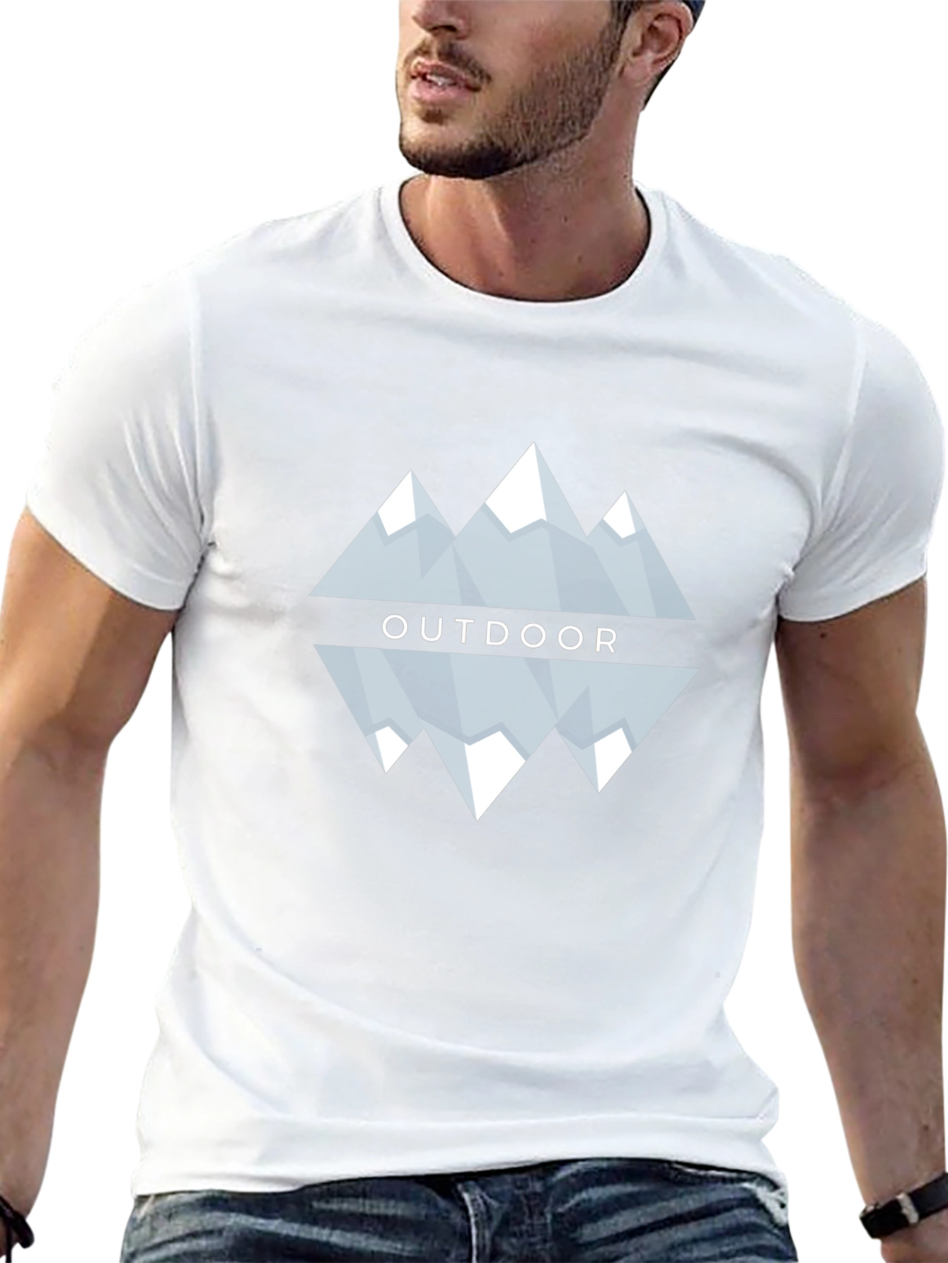 Outdoor Mountain Graphic Tee - Stylish Adventure T-Shirt