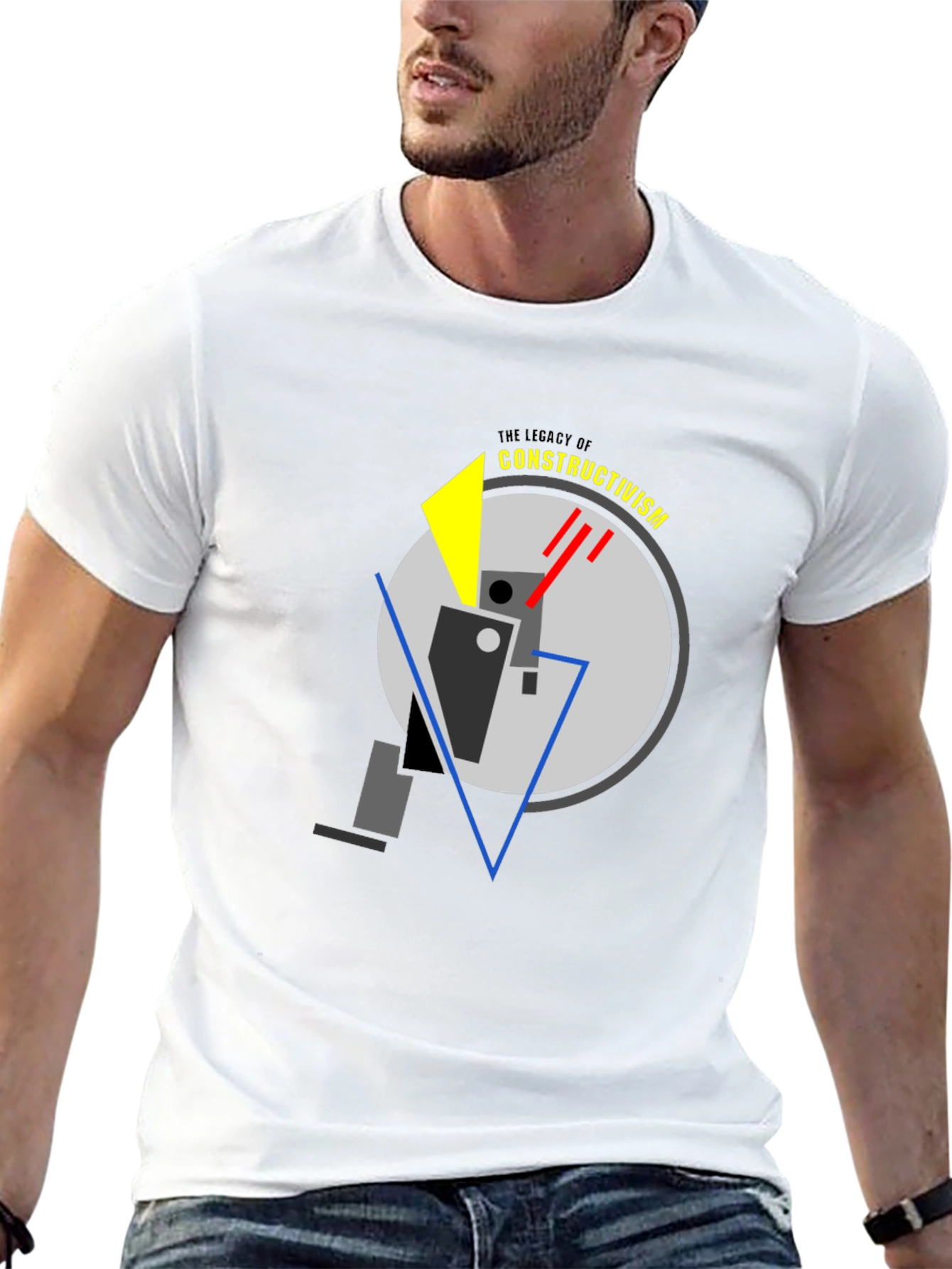 Constructivism Graphic Tee - Modern Art T-Shirt