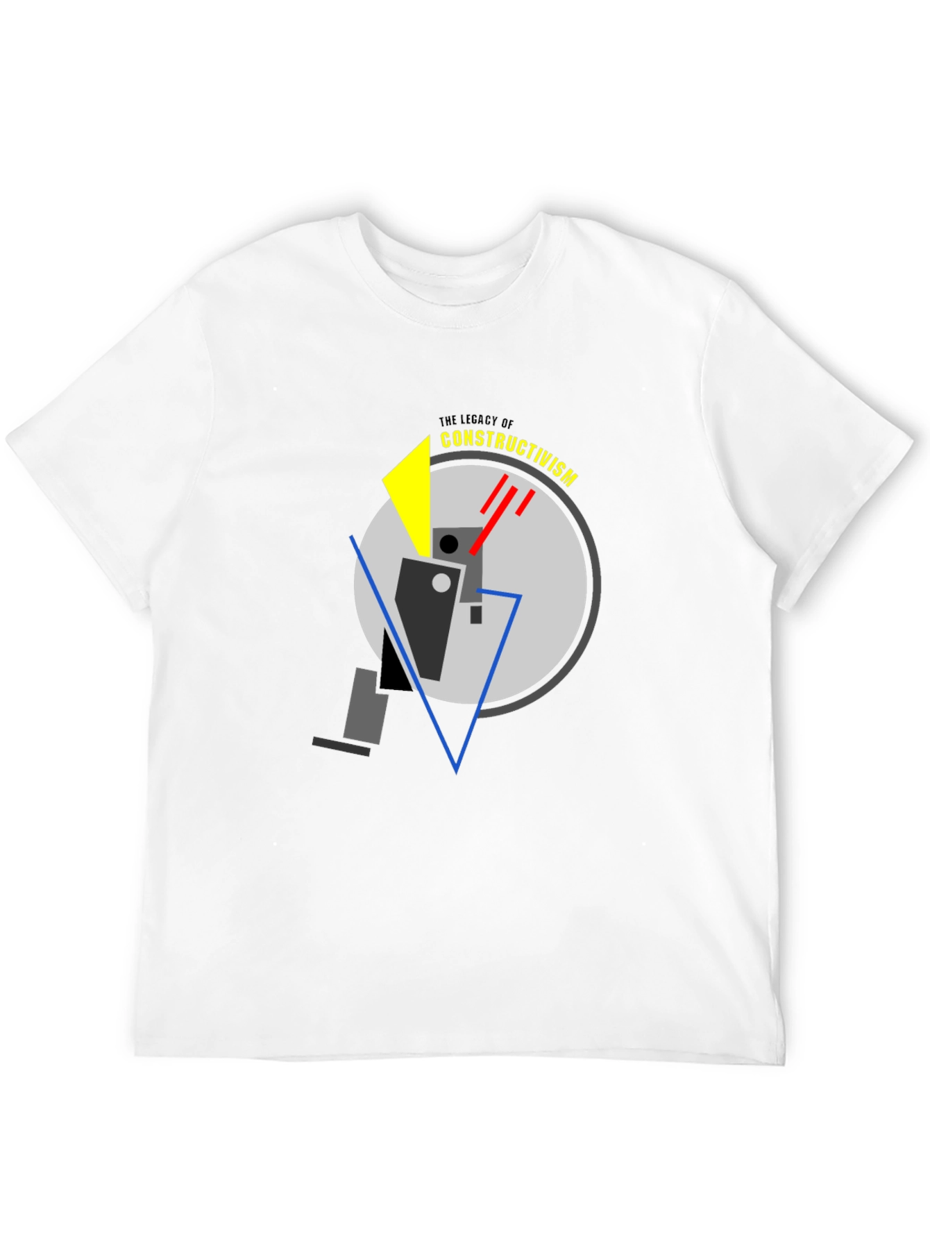 Constructivism Graphic Tee - Modern Art T-Shirt