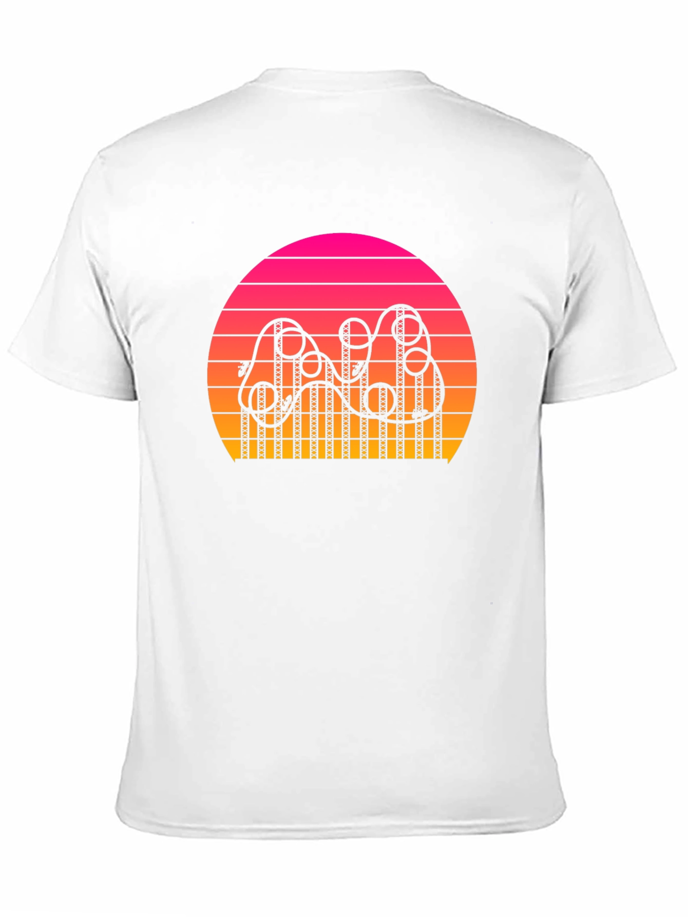 Retro Sunset Rollercoaster T-Shirt