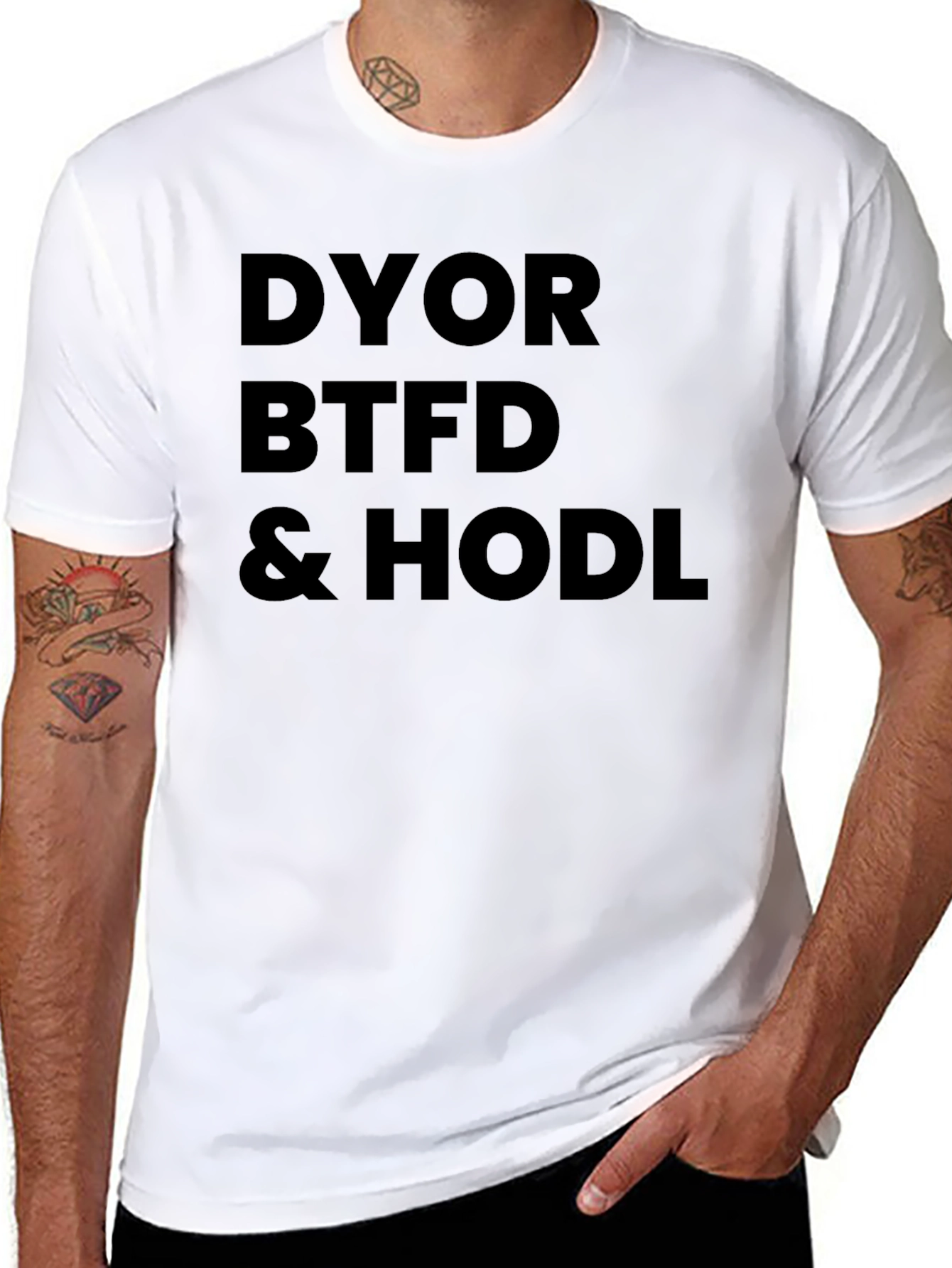 DYOR BTFD HODL Crypto T-Shirt
