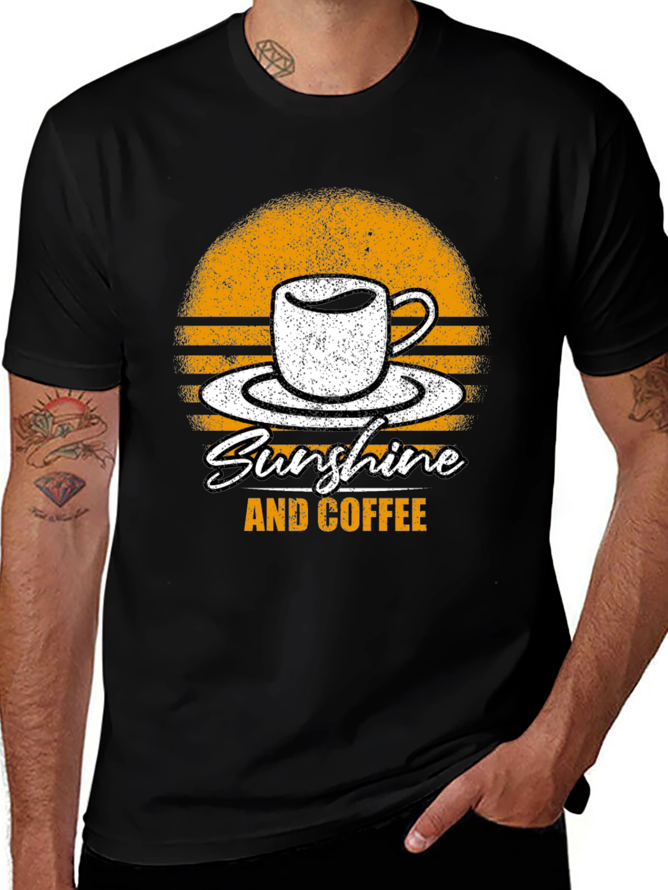 Sunshine and Coffee Graphic T-Shirt