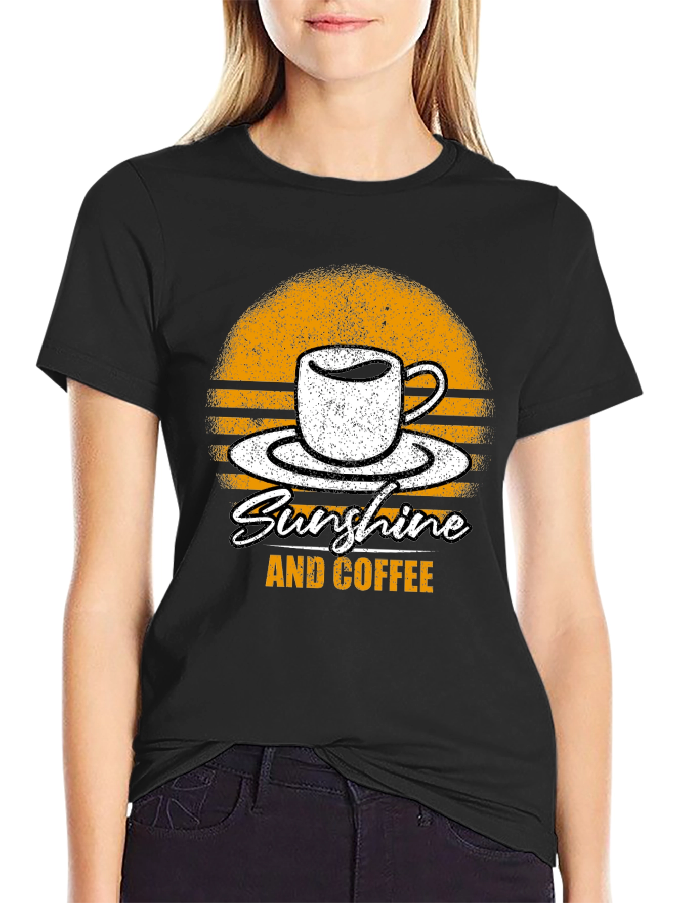 Sunshine and Coffee Graphic T-Shirt