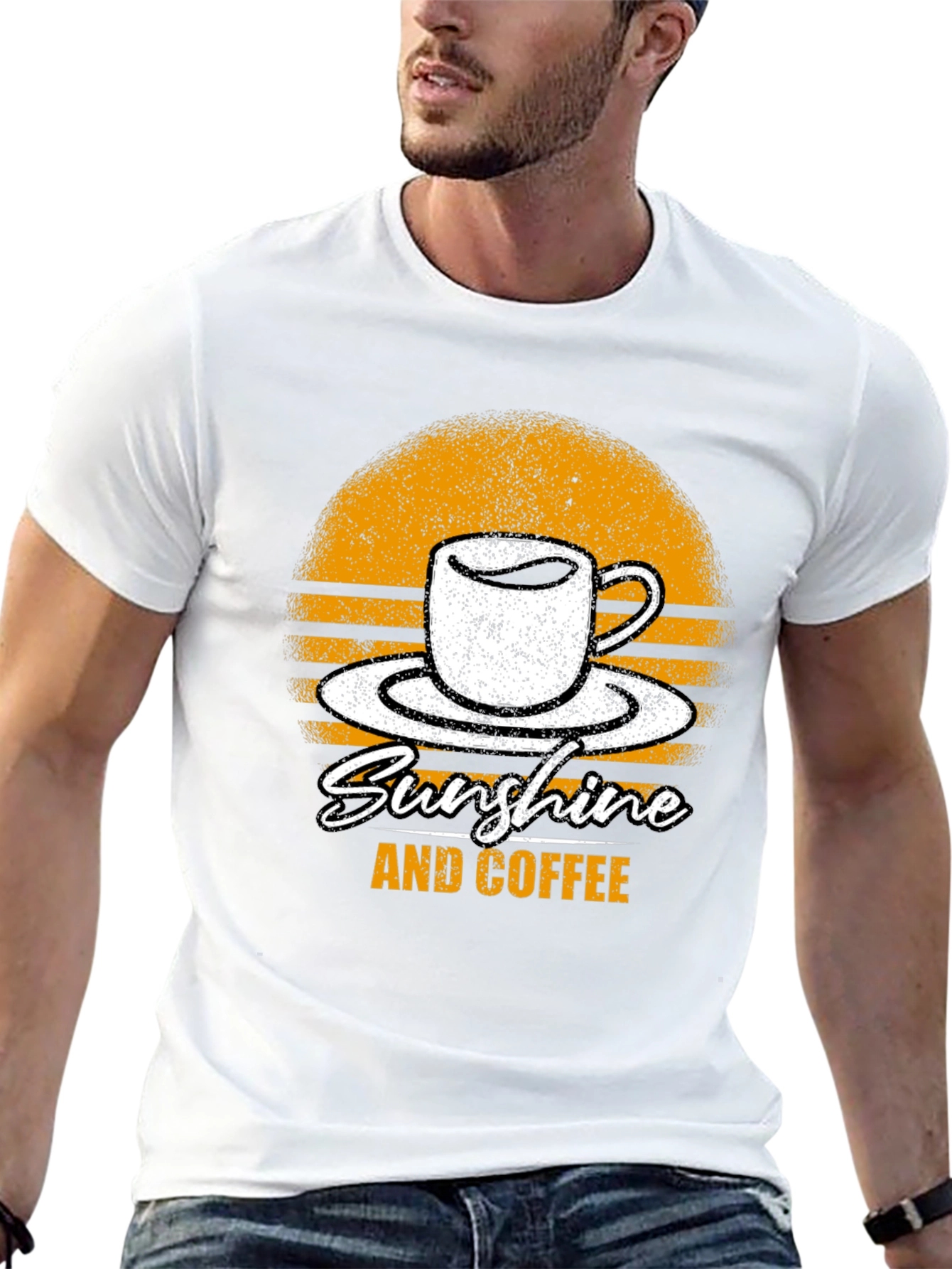 Sunshine and Coffee Graphic T-Shirt