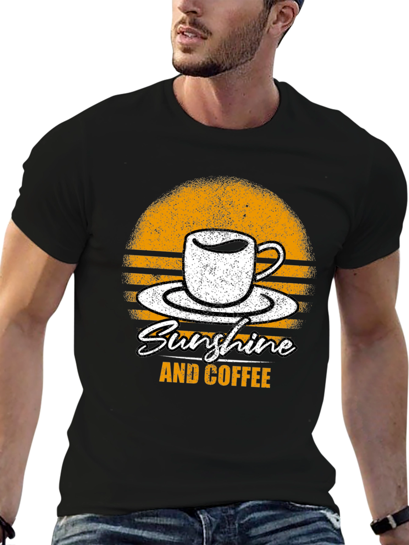 Sunshine and Coffee Graphic T-Shirt