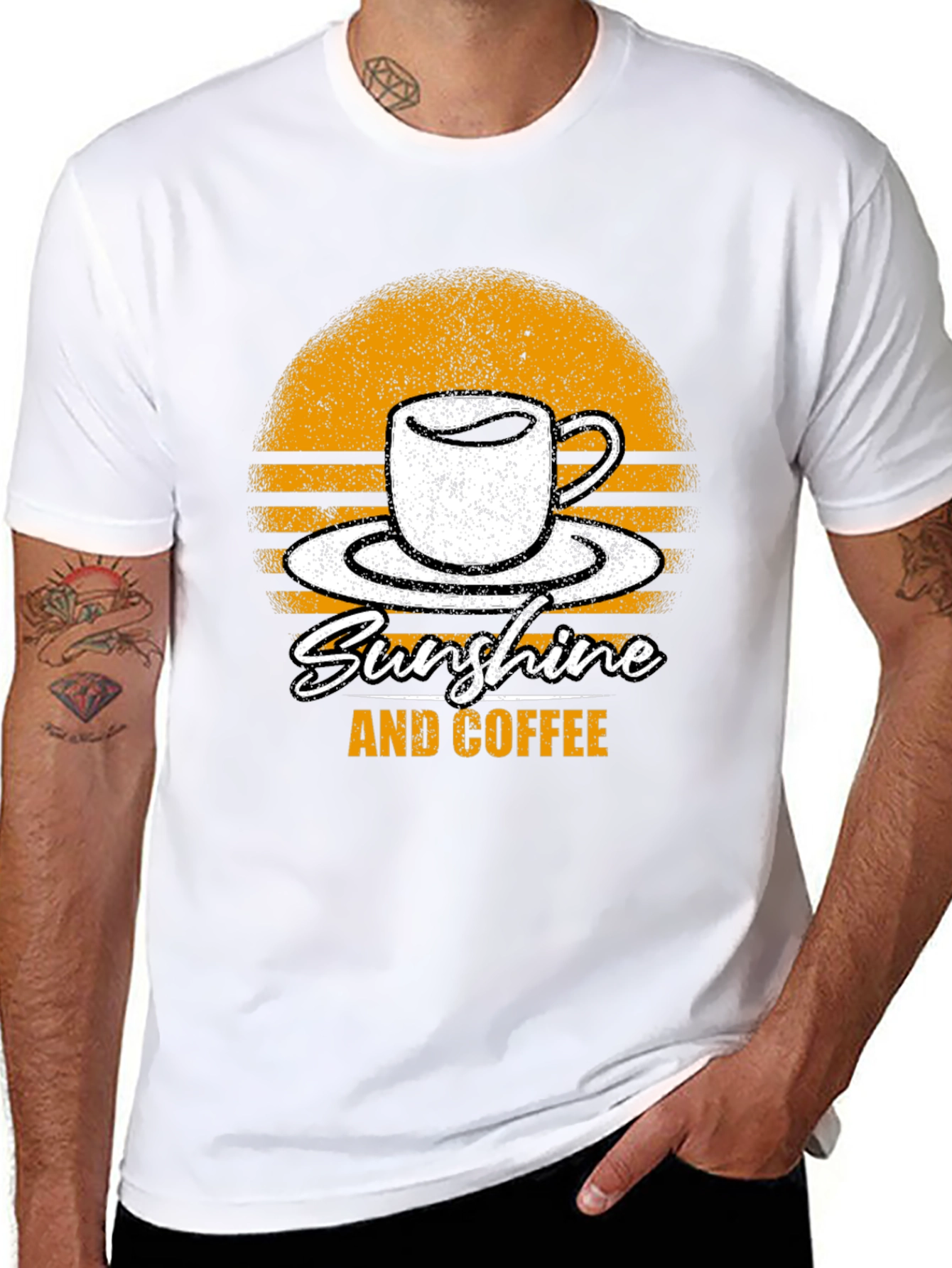 Sunshine and Coffee Graphic T-Shirt