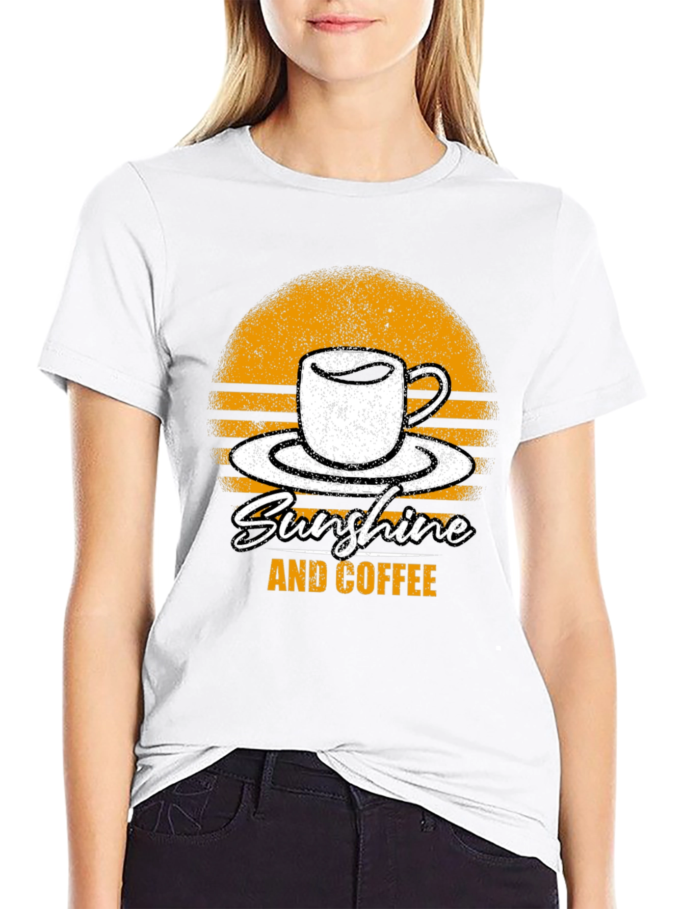 Sunshine and Coffee Graphic T-Shirt
