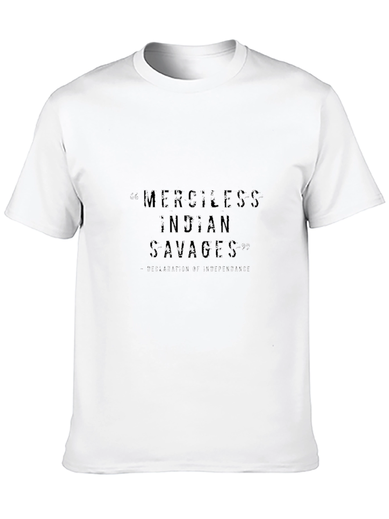 Merciless Indian Savages Black Graphic Tee