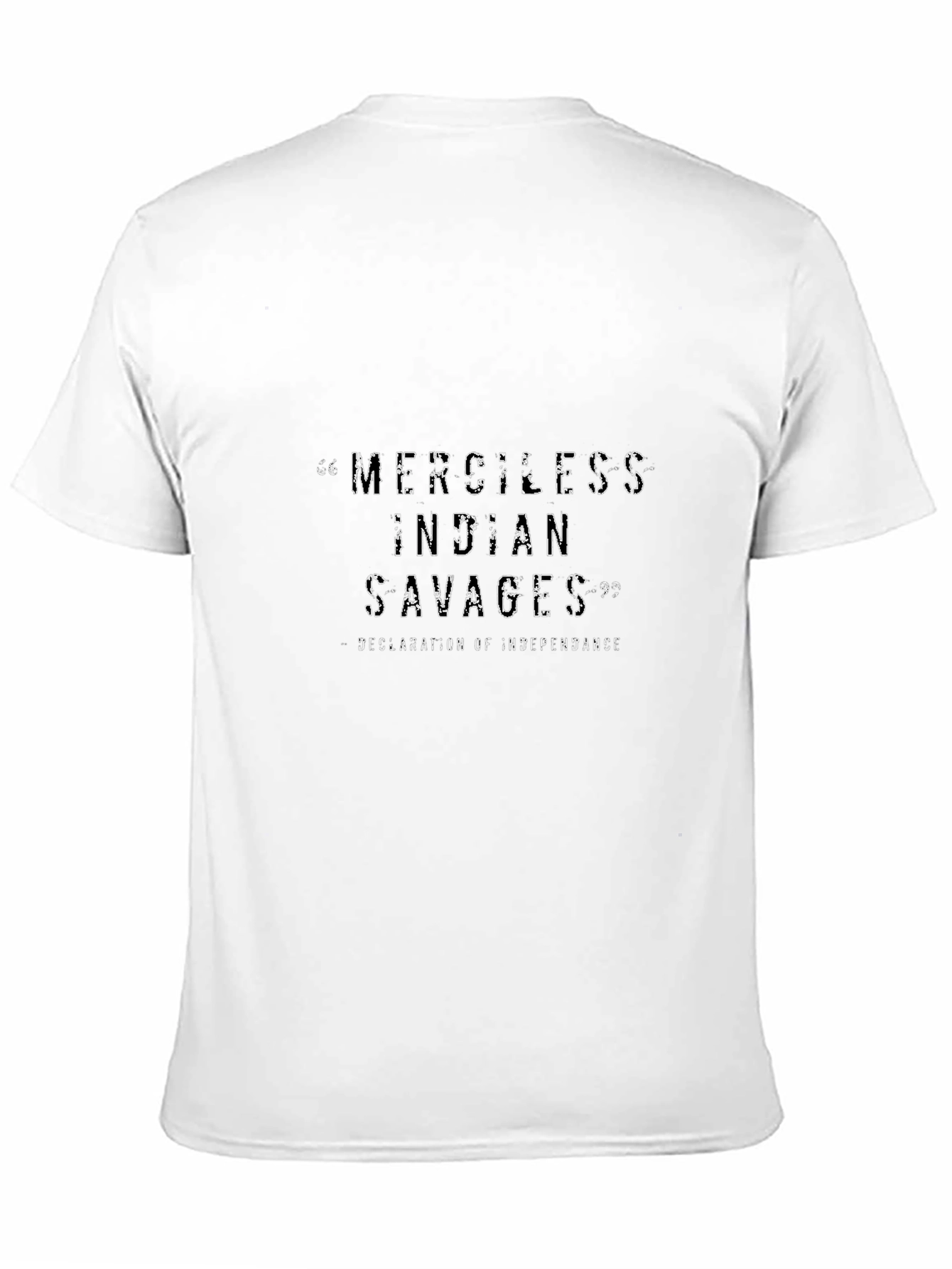 Merciless Indian Savages Black Graphic Tee