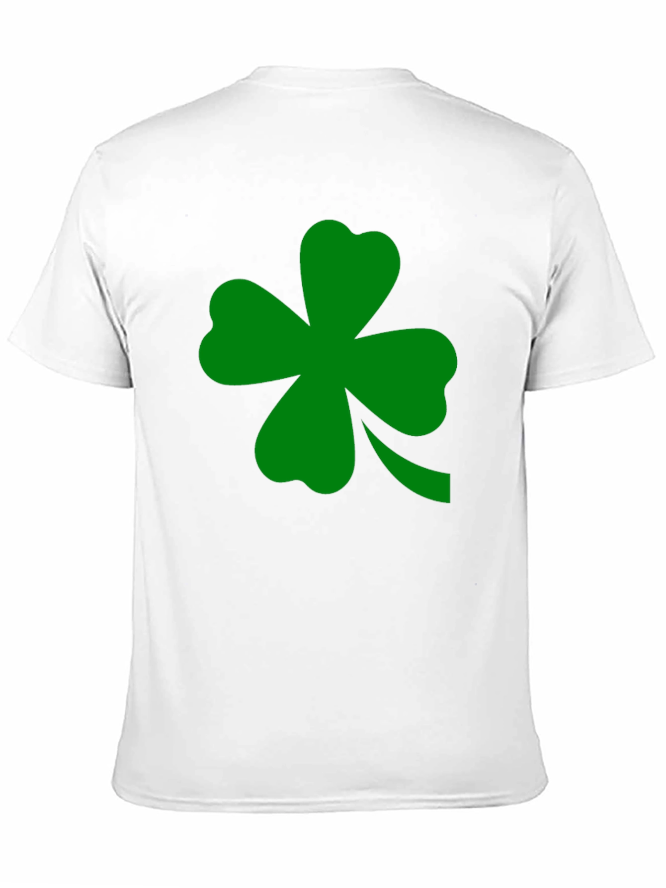 St. Patricks Day Clover Graphic Tee - Black