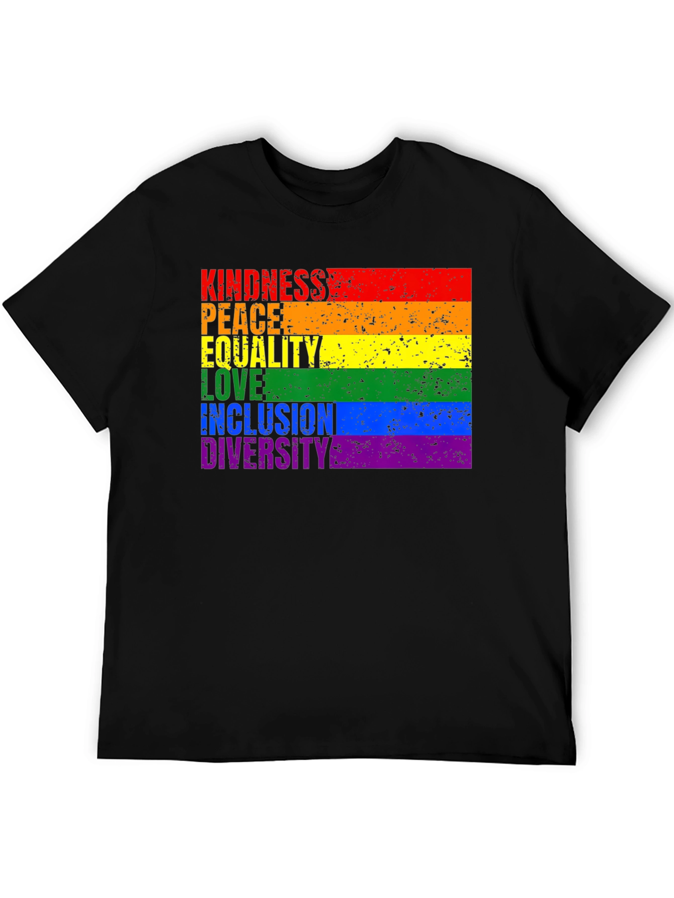 Kindness Peace Love Inclusion Diversity Pride T-Shirt