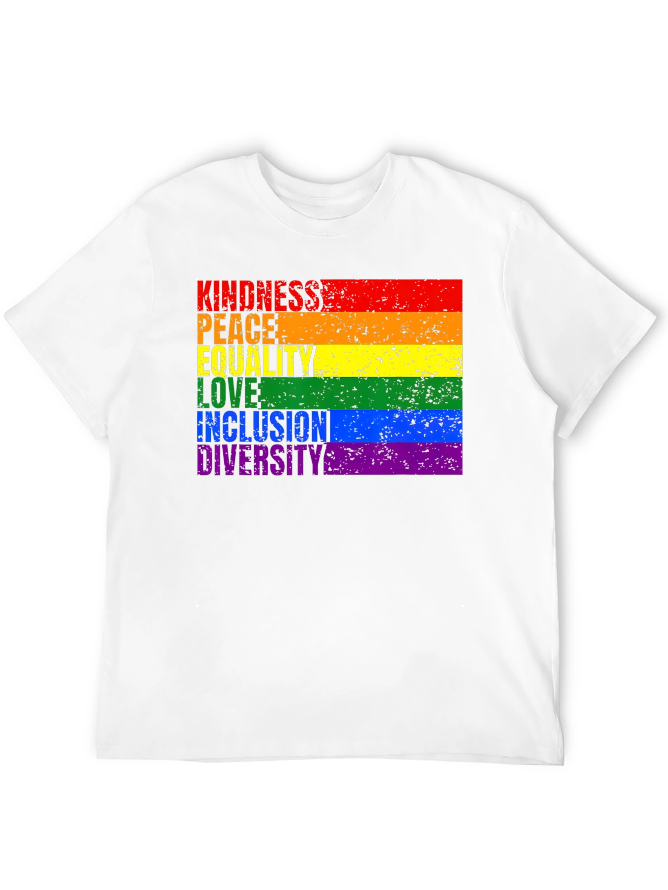 Kindness Peace Love Inclusion Diversity Pride T-Shirt