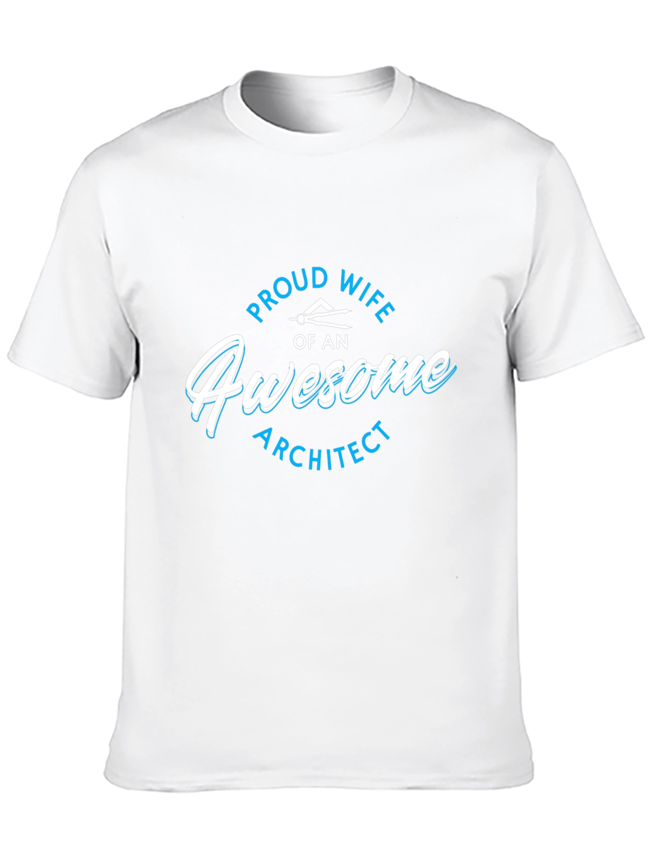 Proud Wife of an Awesome Architect Black T-Shirt
