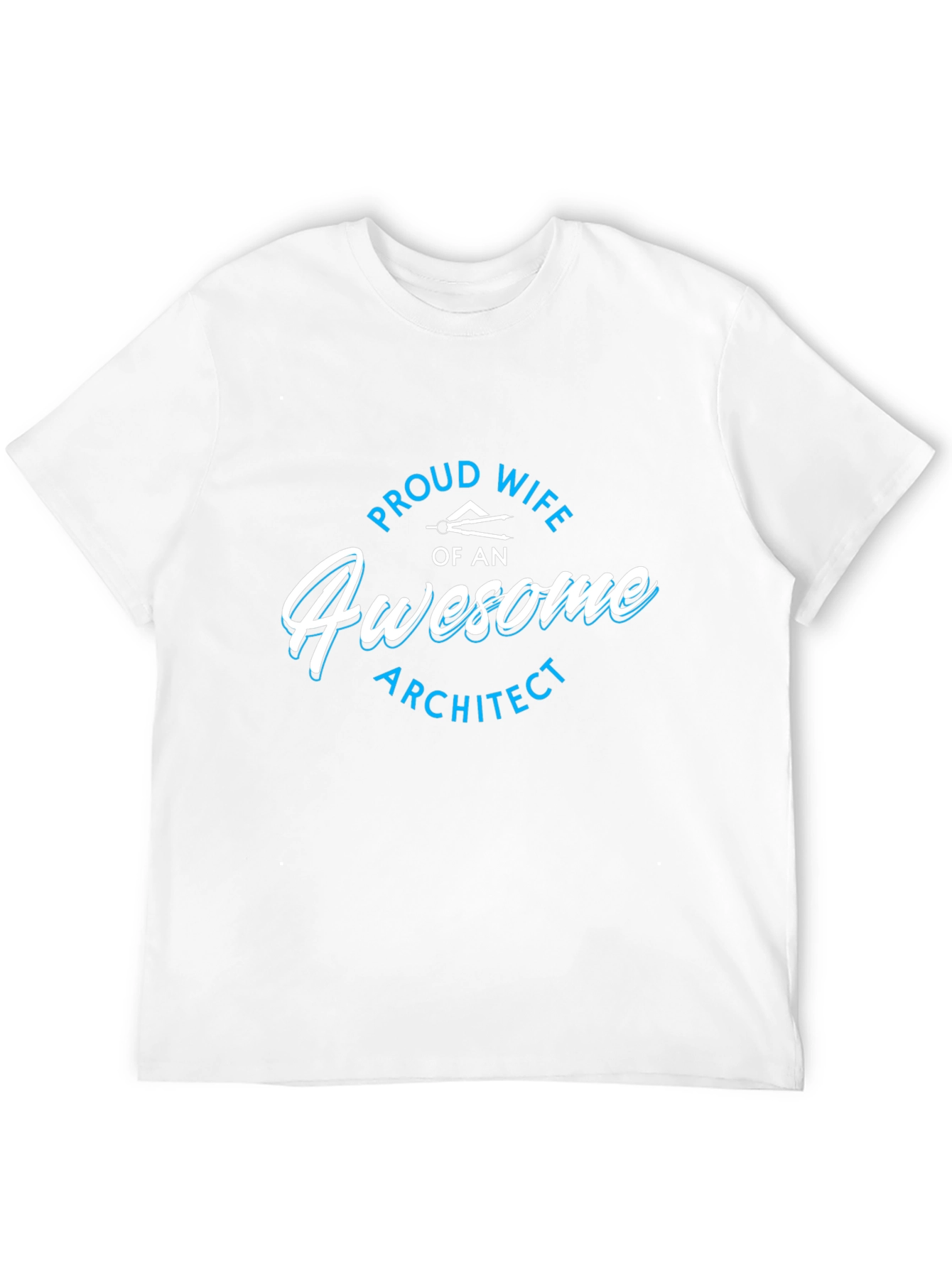 Proud Wife of an Awesome Architect Black T-Shirt