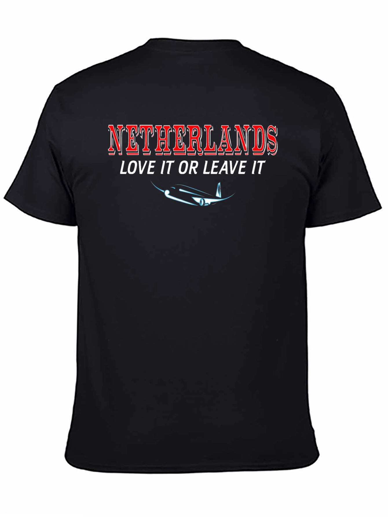 Netherlands Love it or Leave it Black Tee