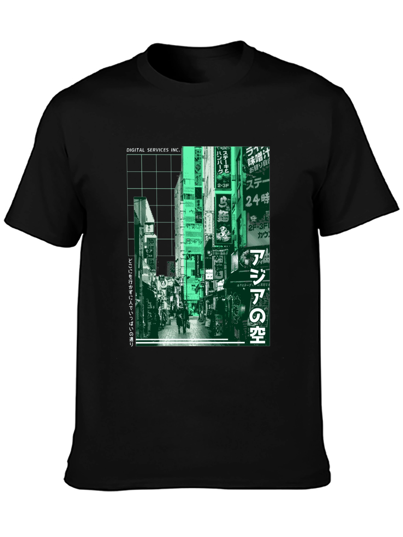 Urban Streetwear T-Shirt - Tokyo Neon