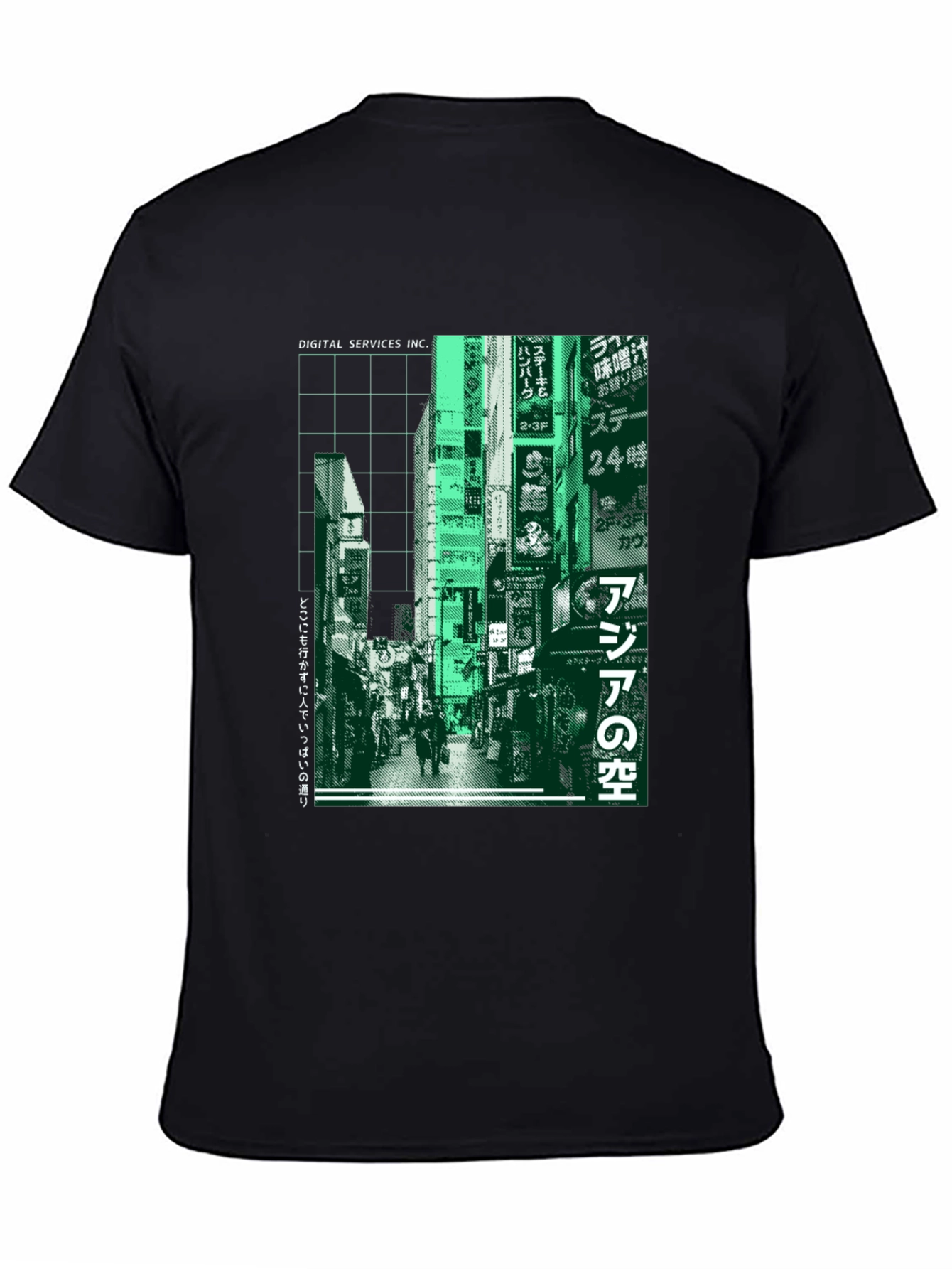 Urban Streetwear T-Shirt - Tokyo Neon