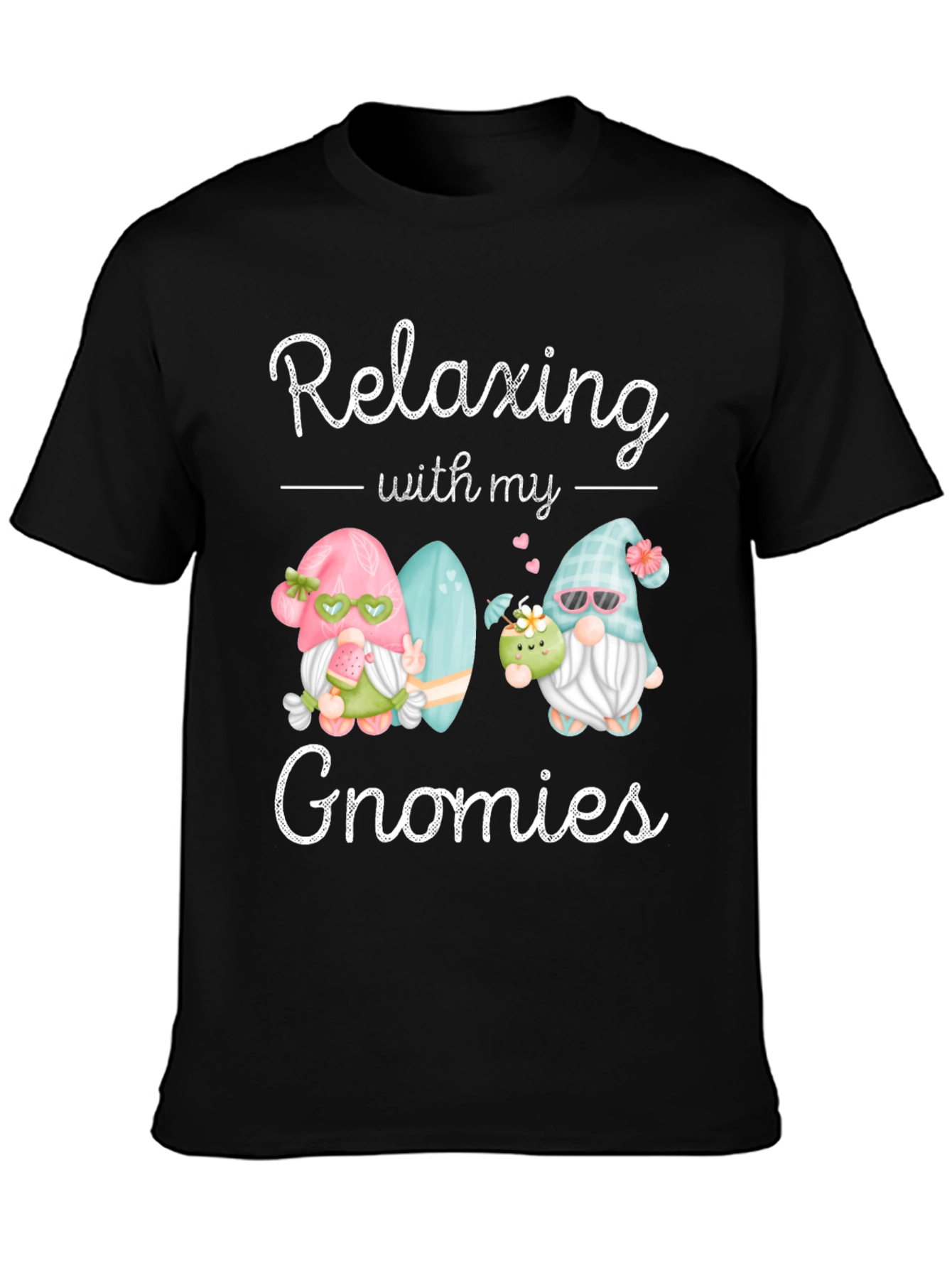 Relaxing With My Gnomies Graphic Tee
