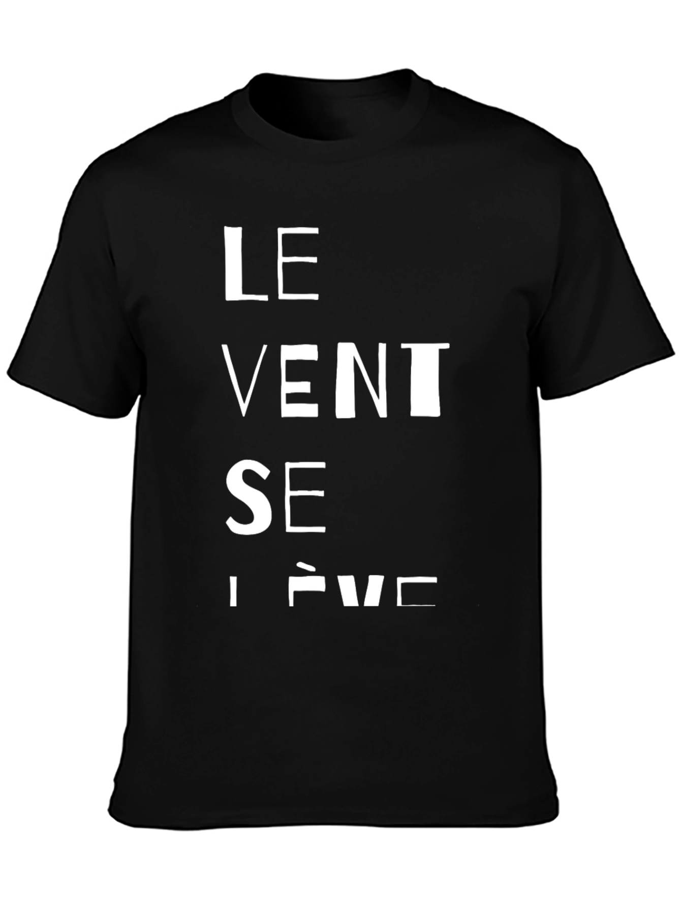 Le Vent Se Lève Black T-Shirt