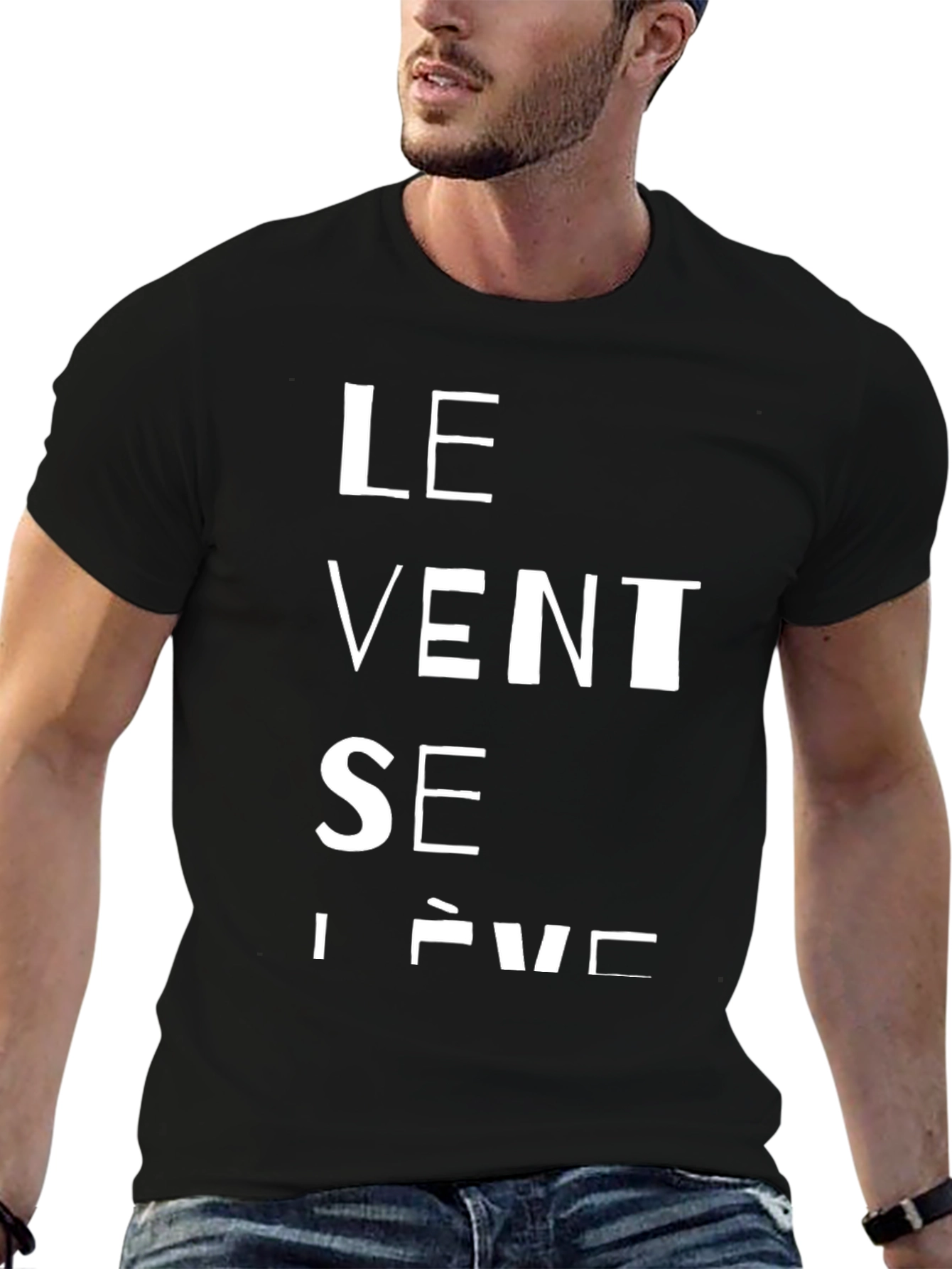 Le Vent Se Lève Black T-Shirt