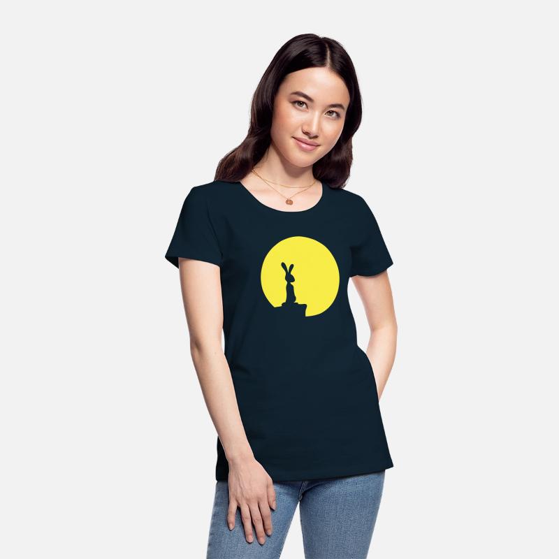 Rabbit Moon Cliff Mountain Night Round Sun Looks