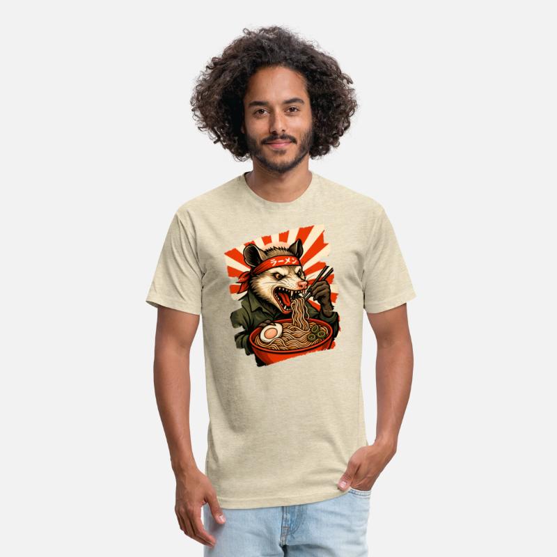 Ramen Rampage: Feral Possum Eating Ramen Noodles