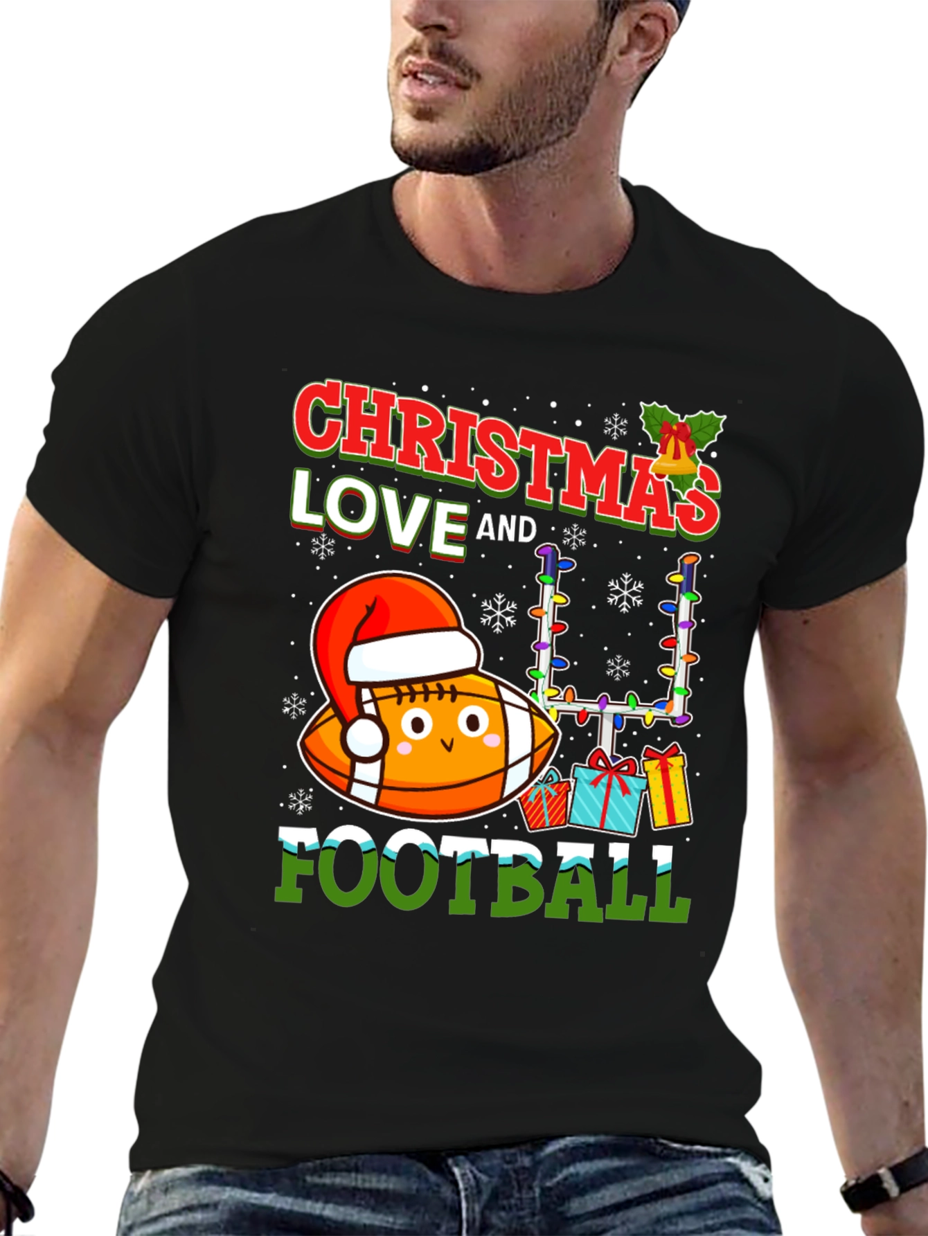 Christmas Football Love T-Shirt
