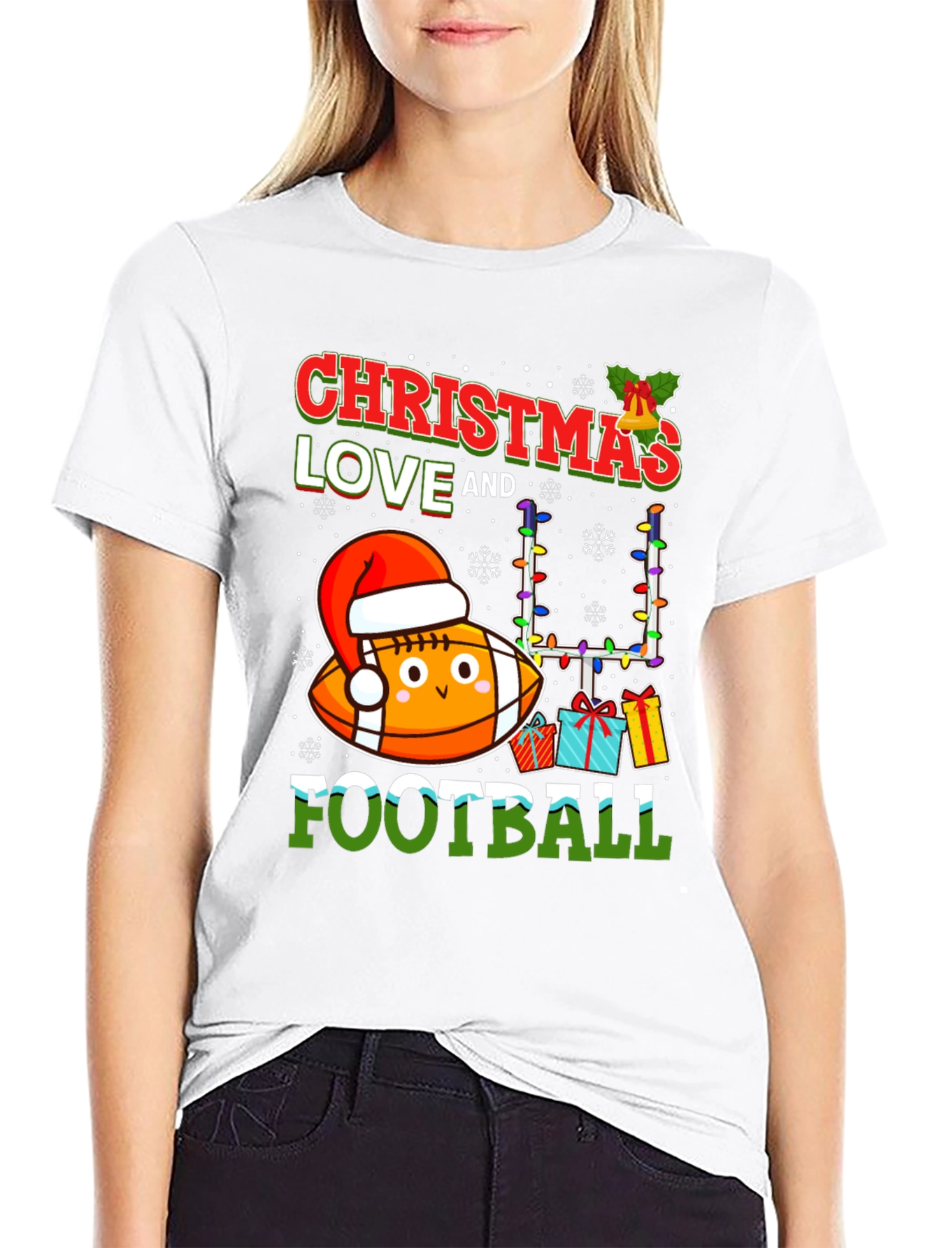 Christmas Football Love T-Shirt
