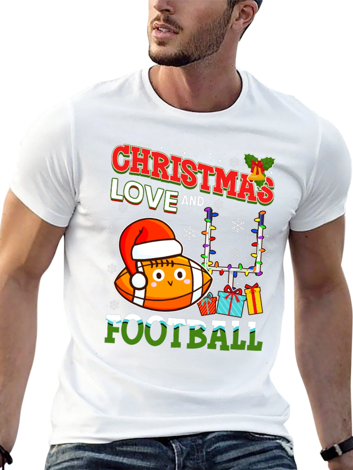 Christmas Football Love T-Shirt