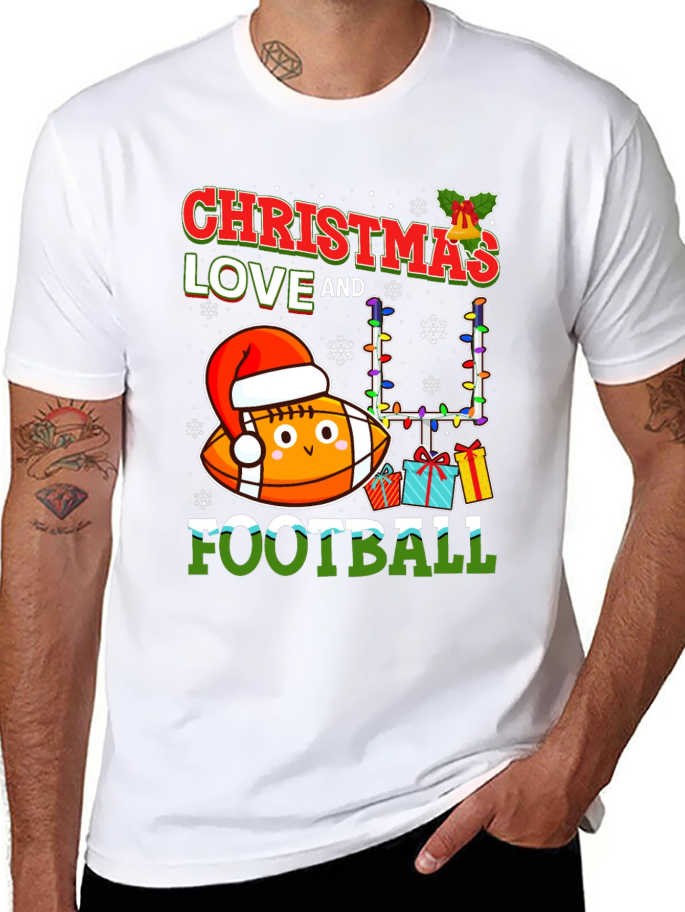 Christmas Football Love T-Shirt
