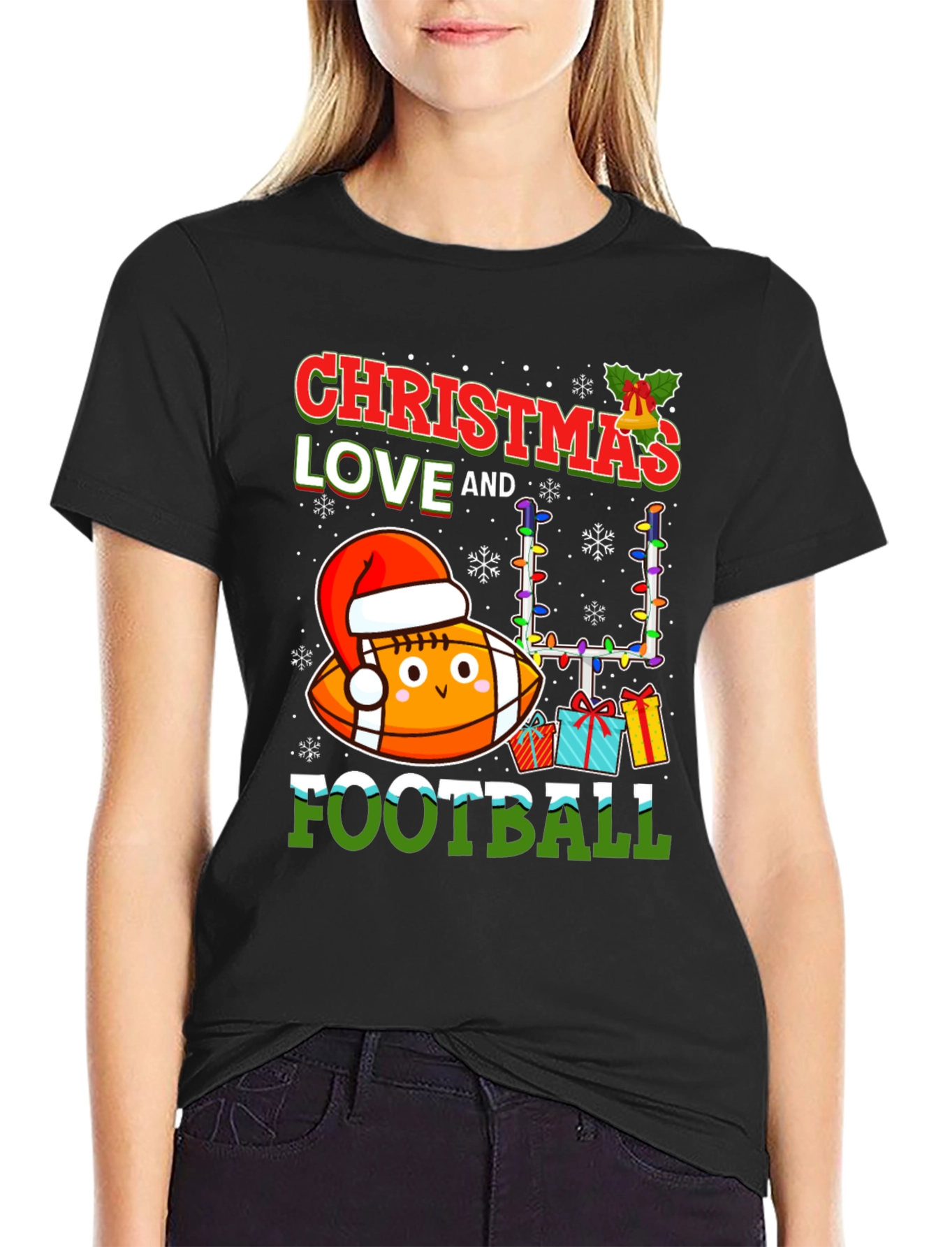 Christmas Football Love T-Shirt