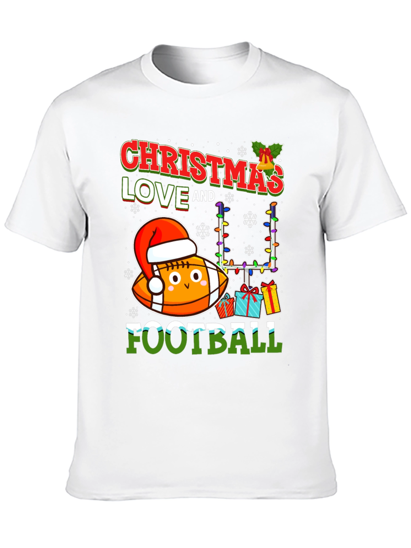 Christmas Football Love T-Shirt