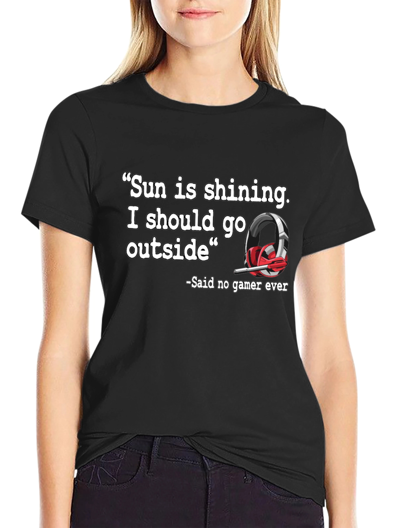 Funny Gamer T-Shirt - Sun is Shining