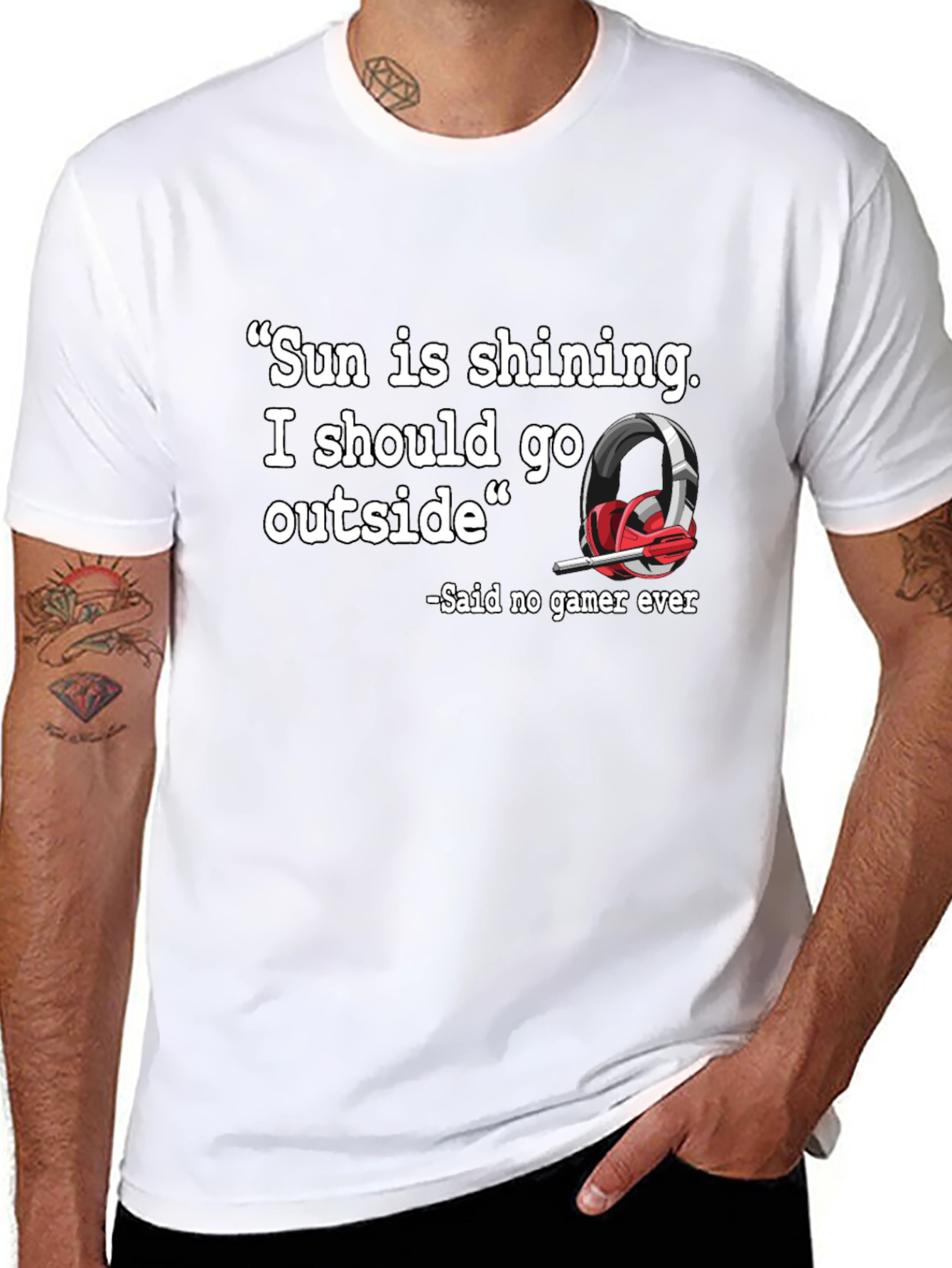 Funny Gamer T-Shirt - Sun is Shining