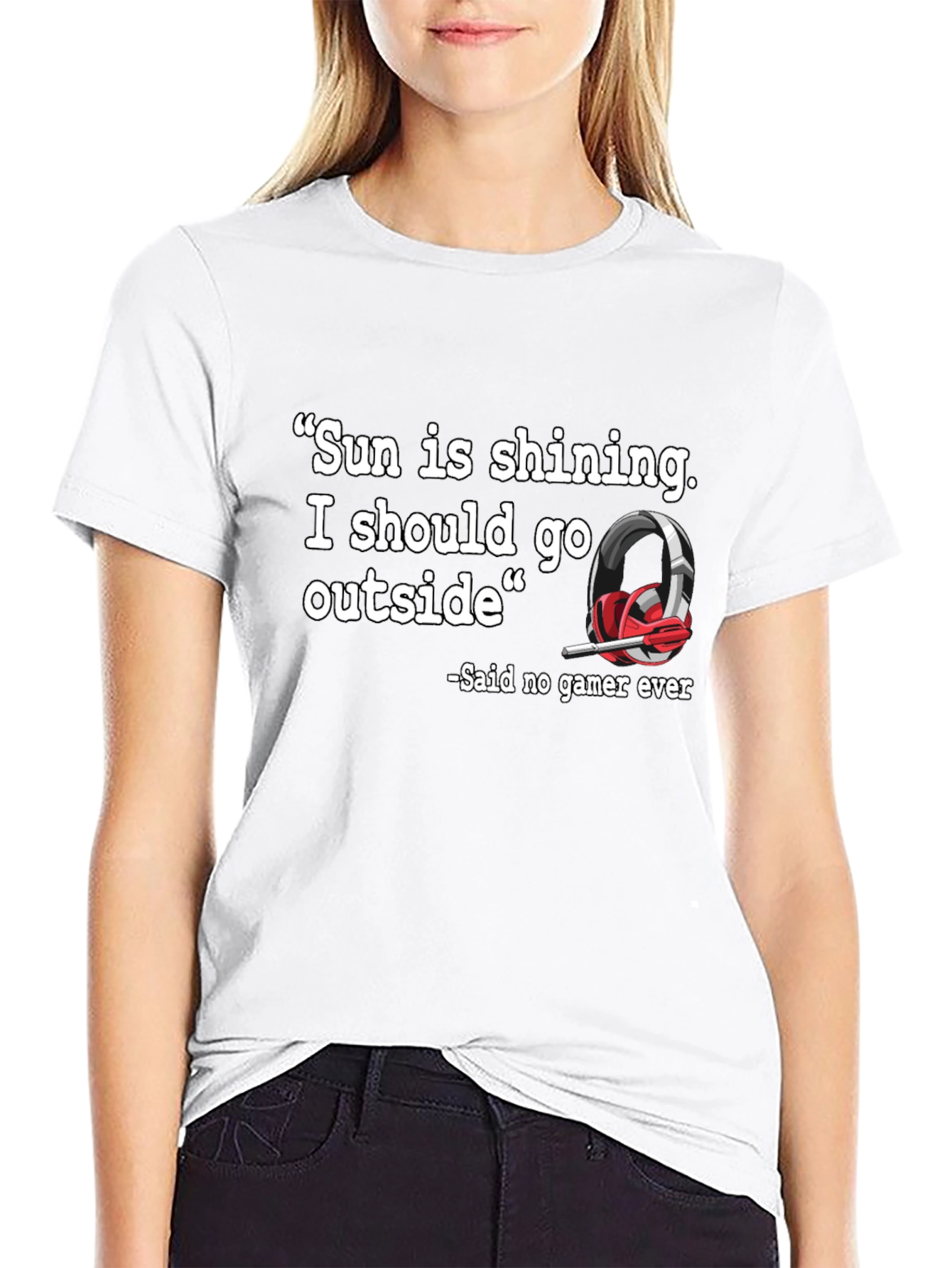 Funny Gamer T-Shirt - Sun is Shining