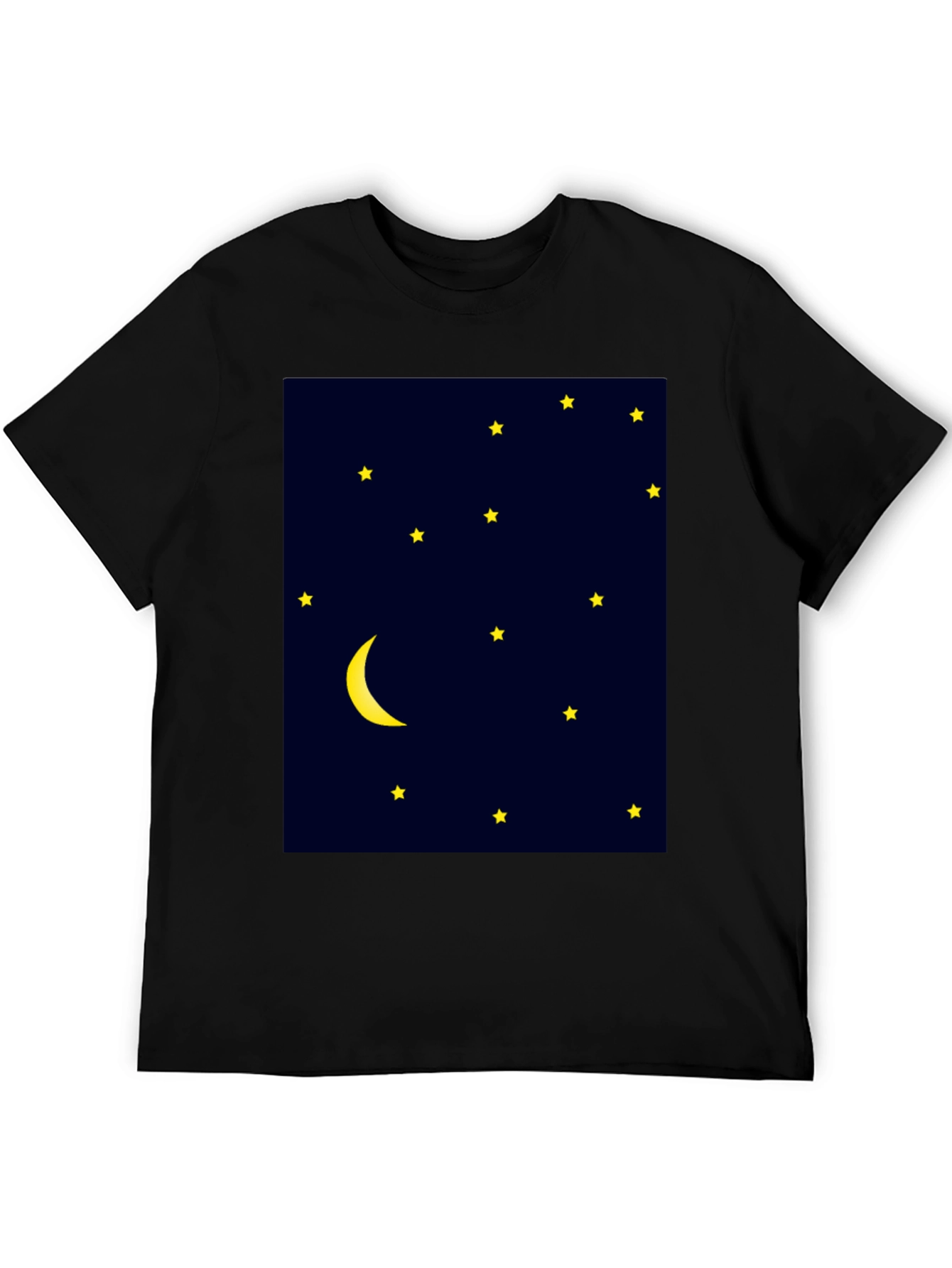 Night Sky Tee - Moon & Stars Graphic Print