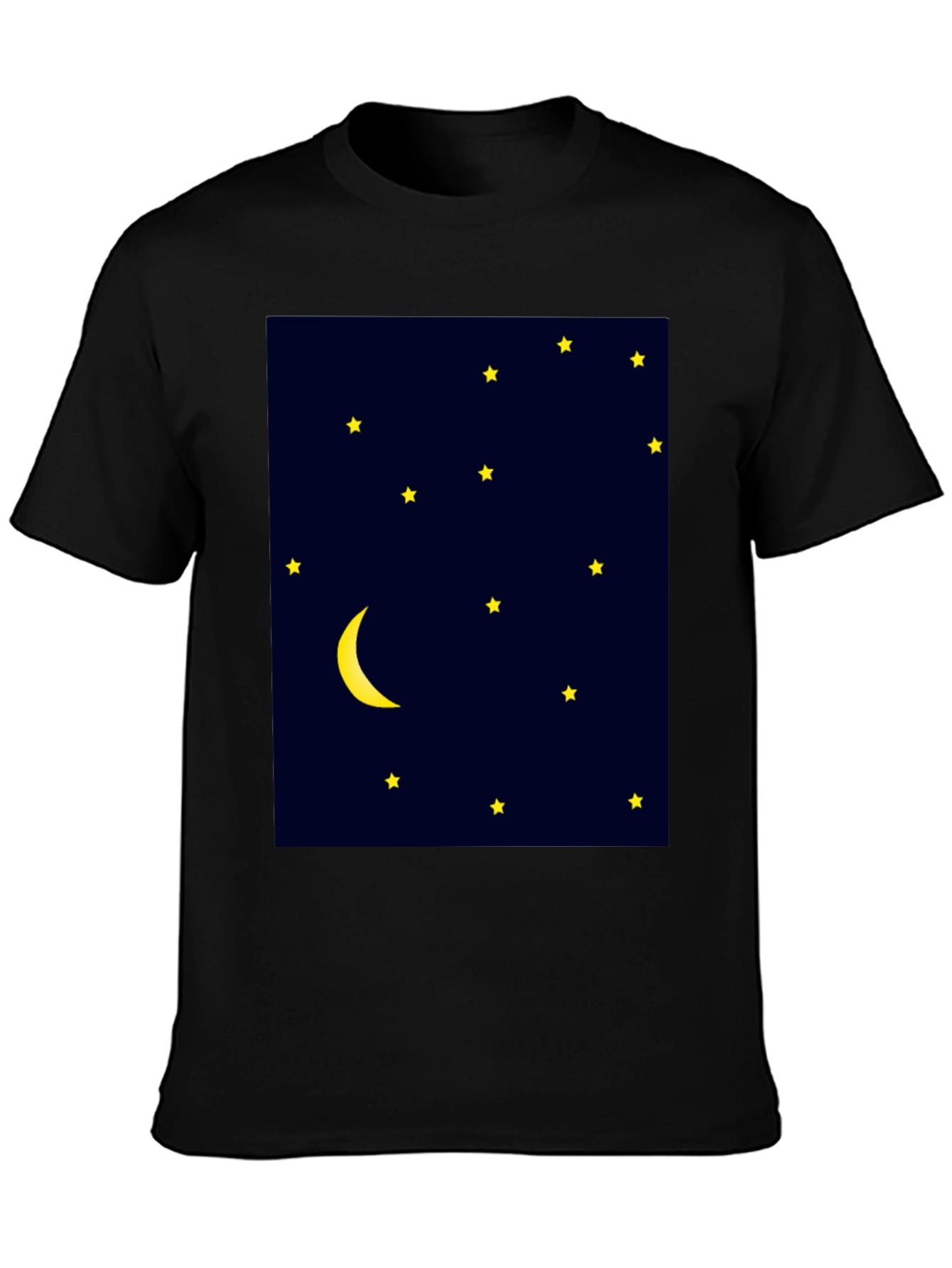 Night Sky Tee - Moon & Stars Graphic Print