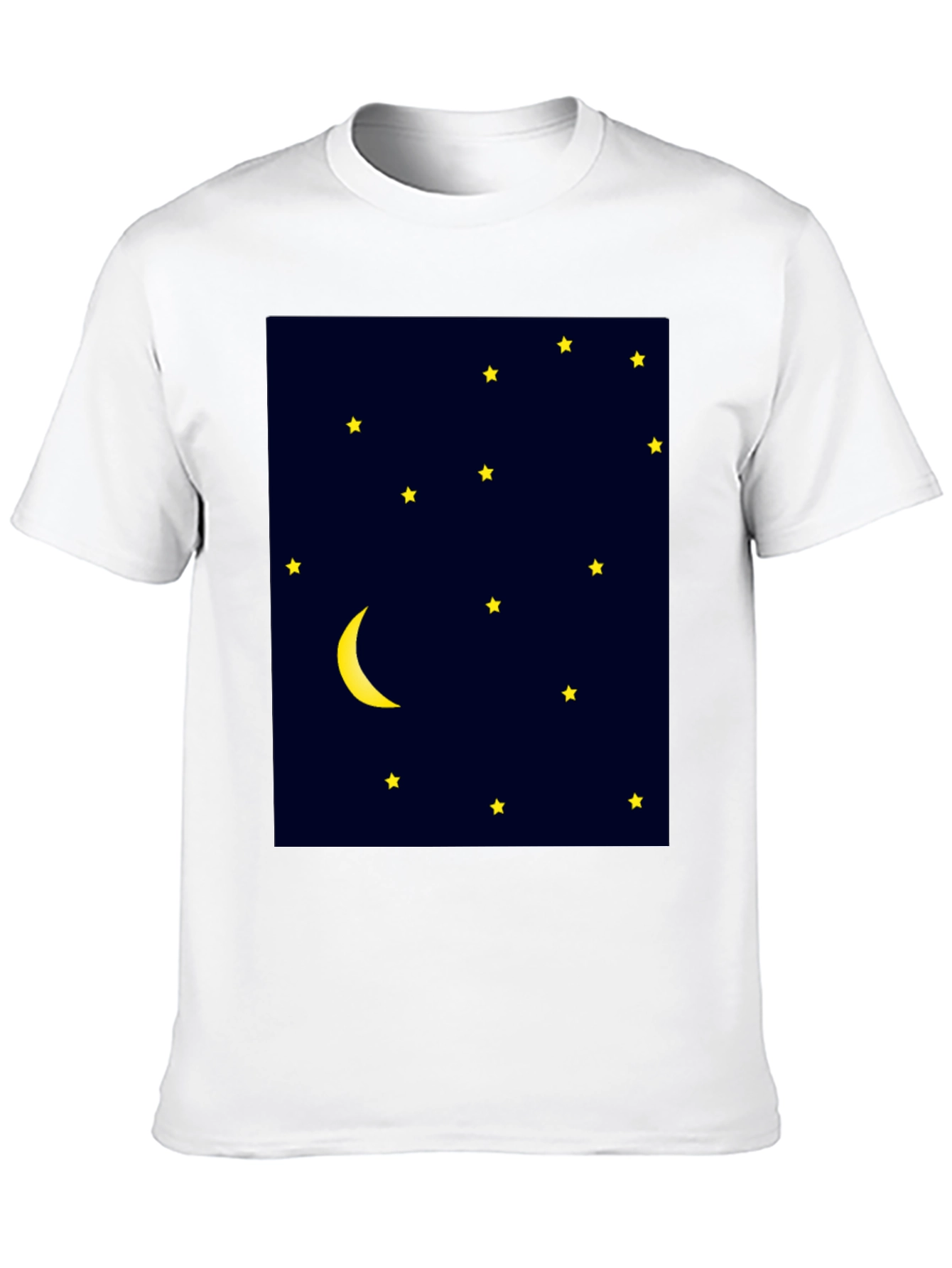 Night Sky Tee - Moon & Stars Graphic Print