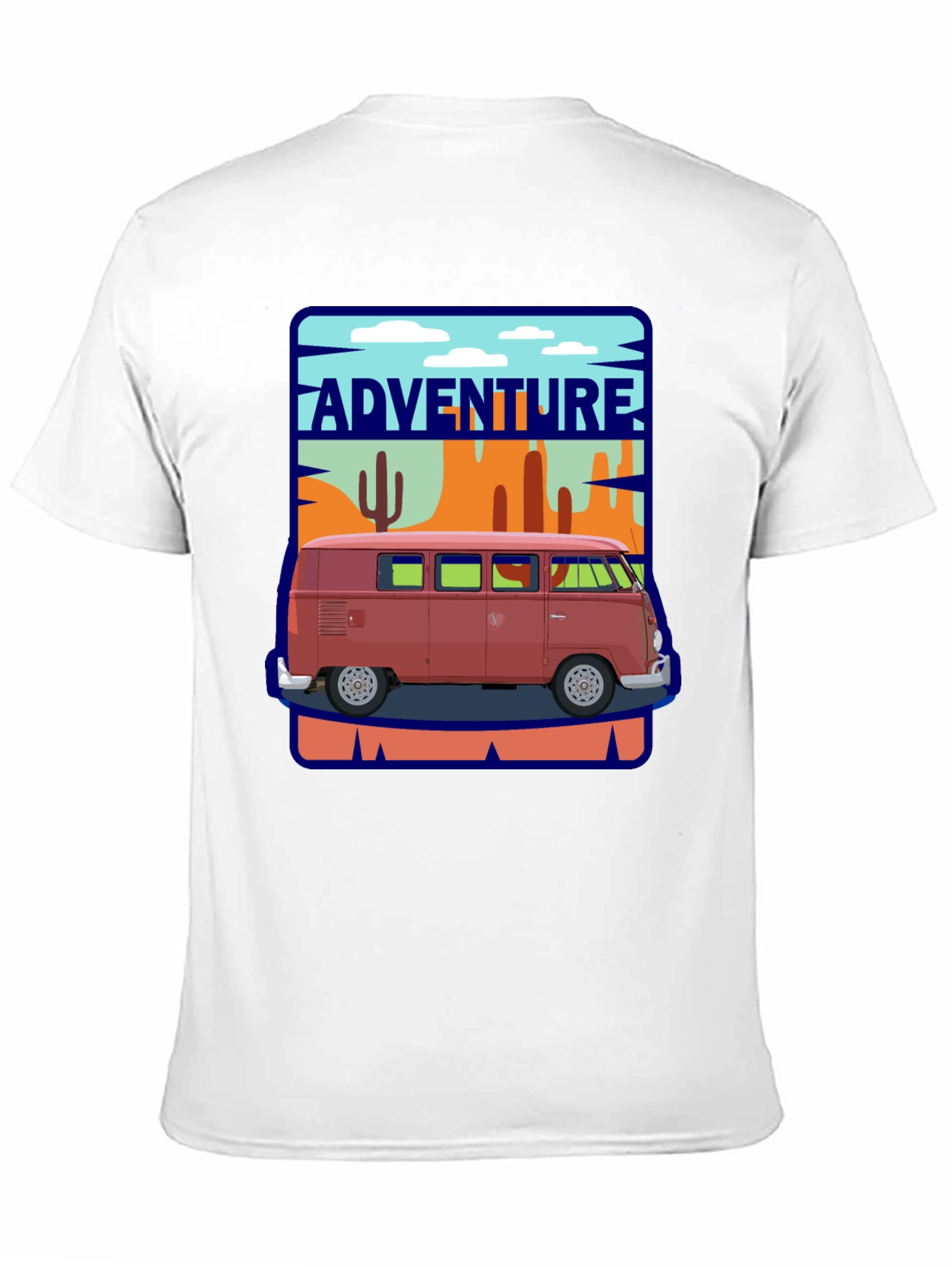Adventure Van Graphic Tee - Retro Road Trip Style